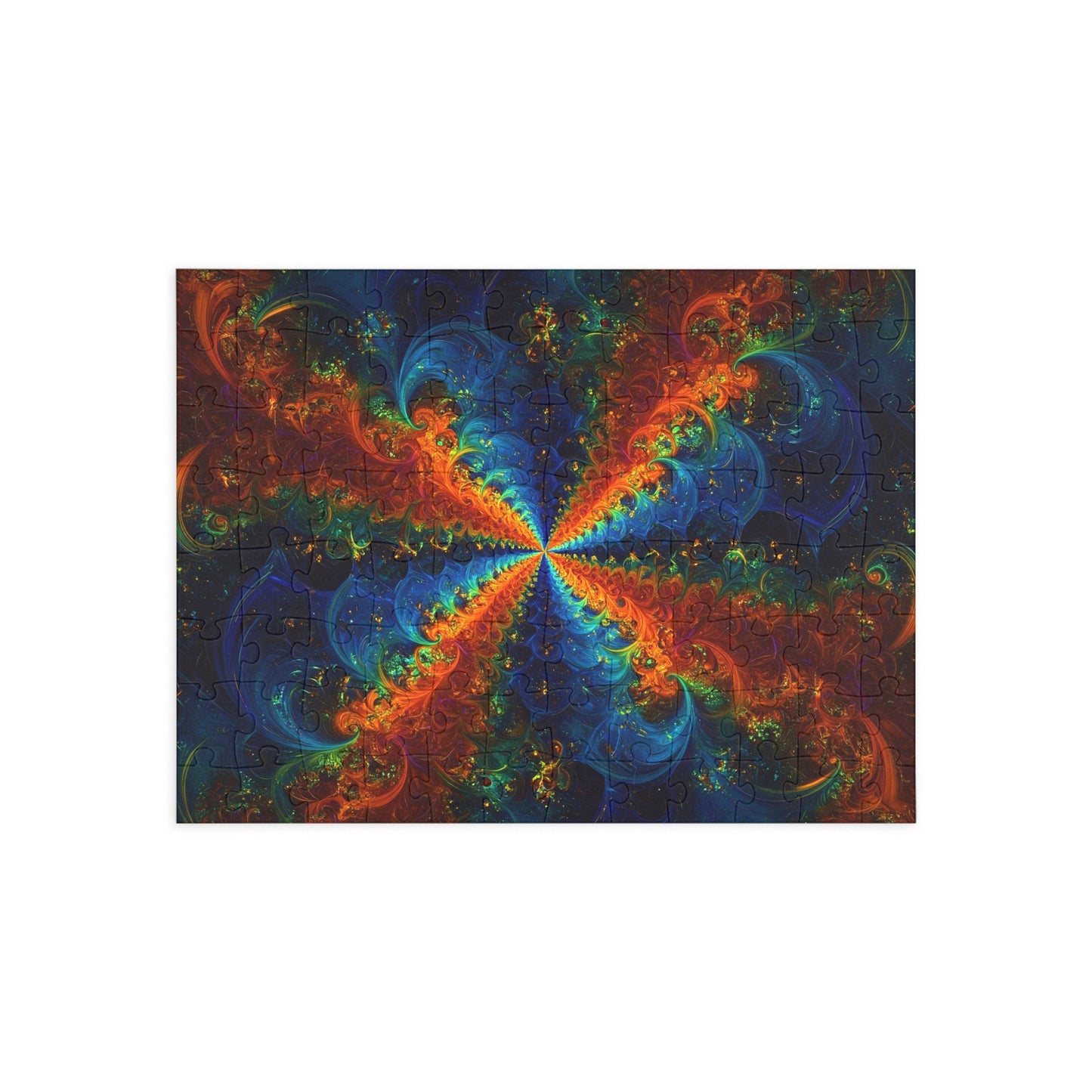 008 - Fractal Puzzle (96, 252, 500, 1000-Piece) - Fun Family Activity and Gift
