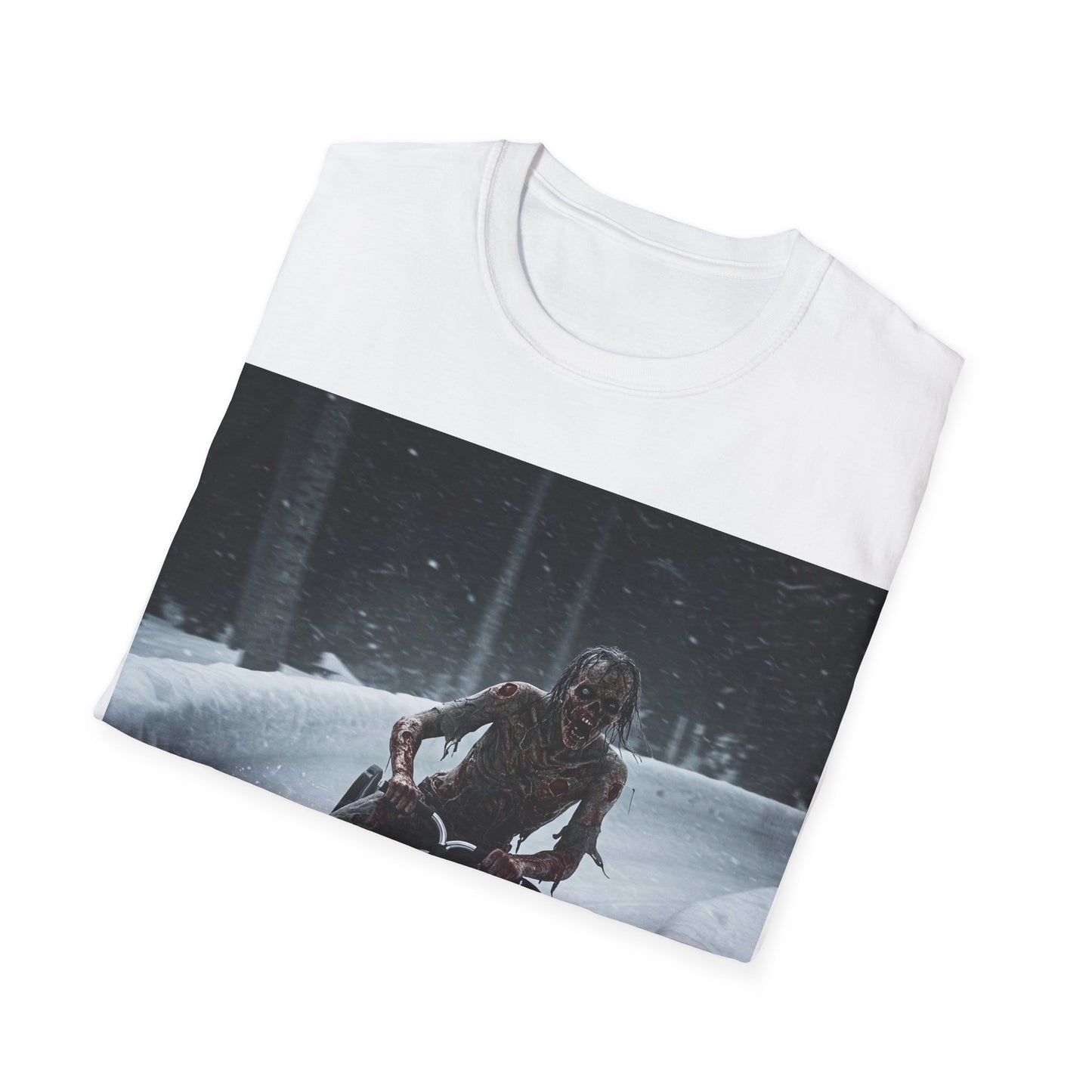 UK - Winter Adventure Unisex Softstyle T-Shirt - Snowmobiling Graphic Tee