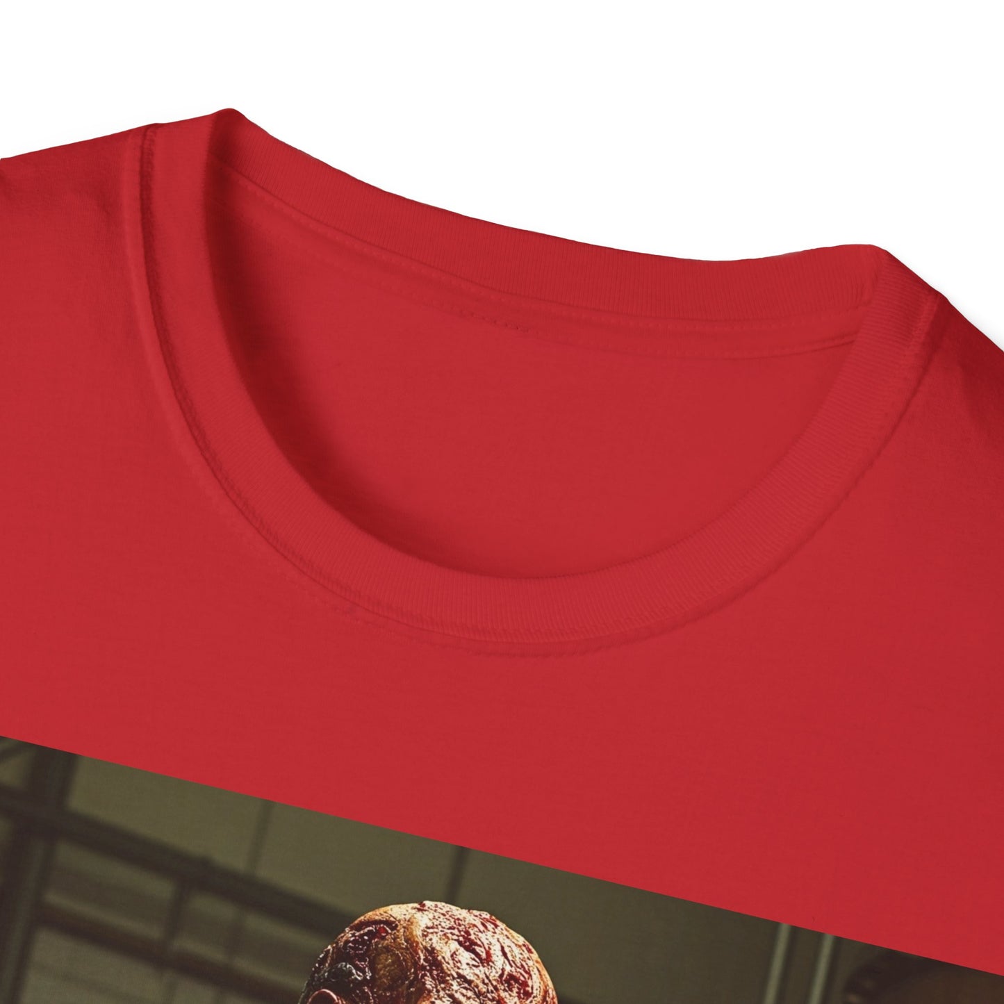UK - Horror-Themed Unisex Softstyle T-Shirt with Monster Graphic