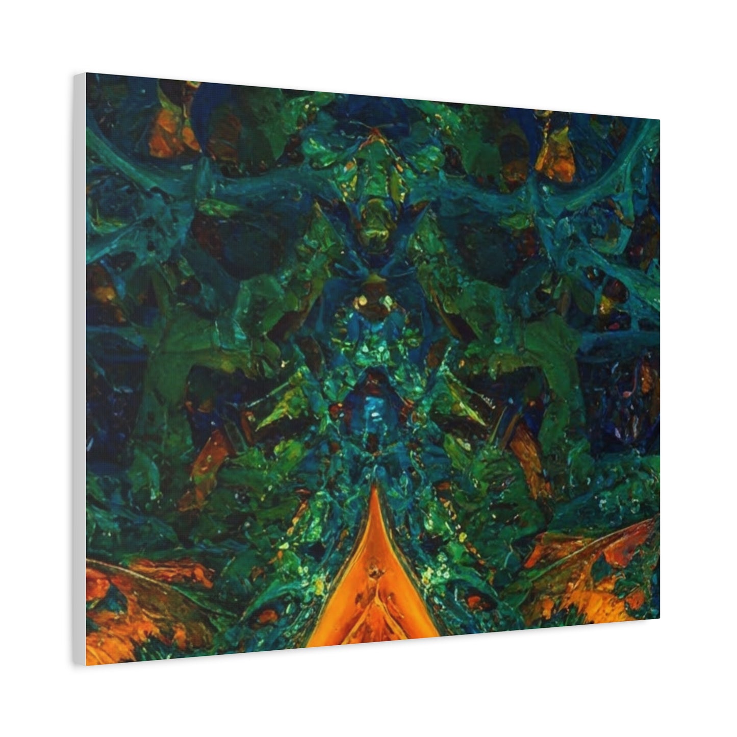 Vibrant Abstract Fractal Art Canvas Print