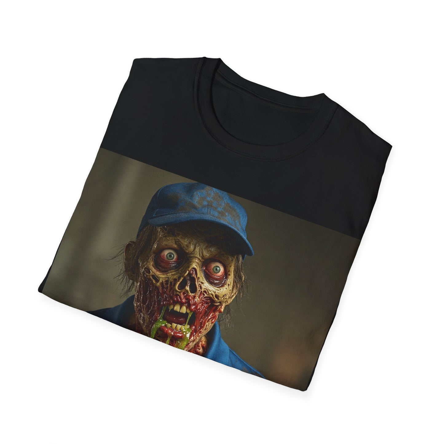 UK - Horror Pizza Delivery Zombie T-Shirt - Unisex Softstyle Tee