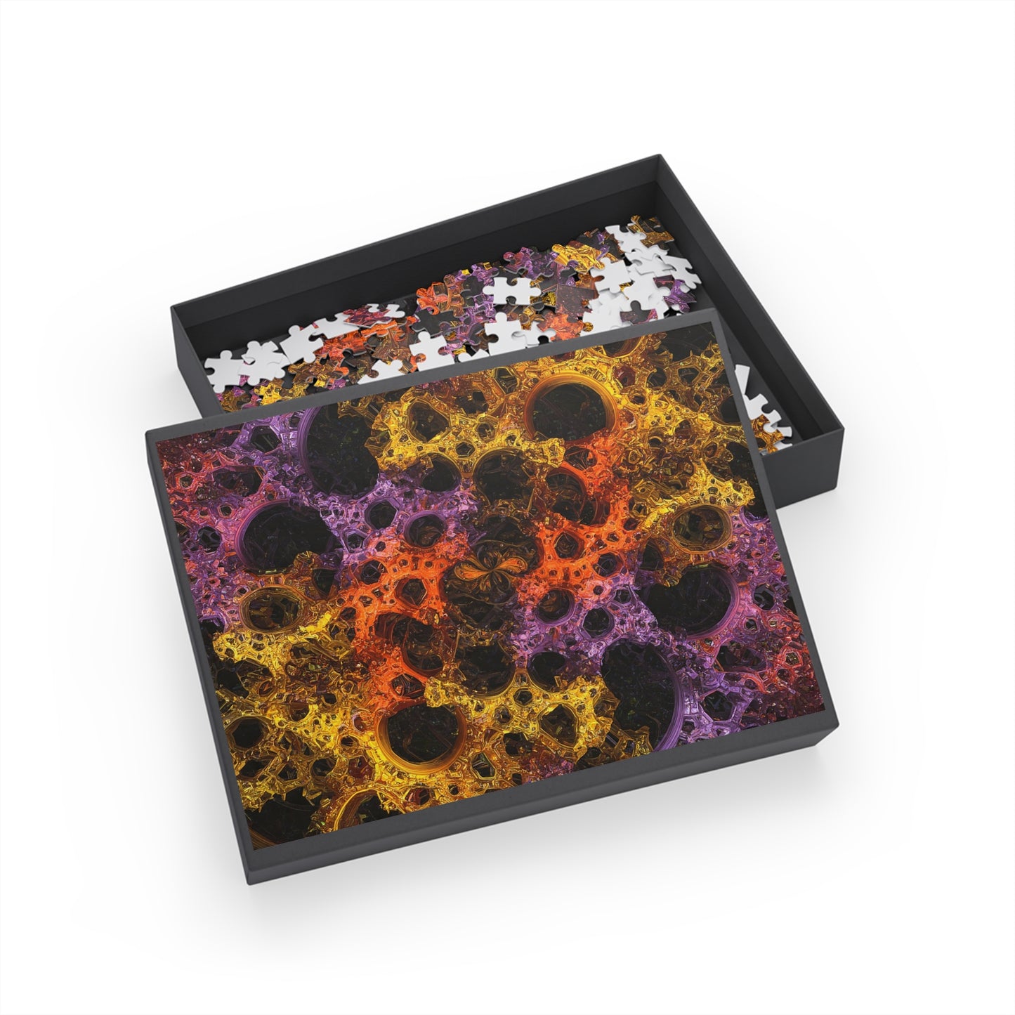061- Fractal Puzzle (96, 252, 500, 1000-Piece) - Fun Family Activity and Gift