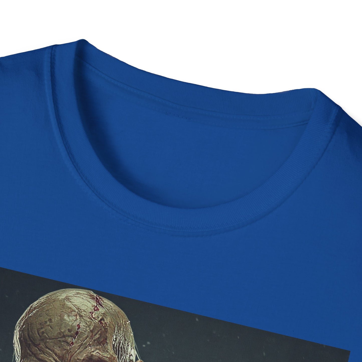 Apocalyptic Portrait Tee, bold, decaying zombie graphic