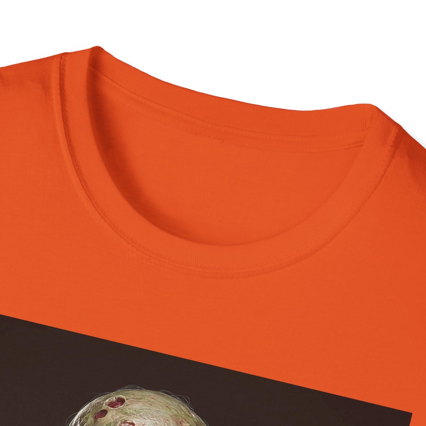 Apocalyptic Portrait Tee, bold, decaying zombie graphic