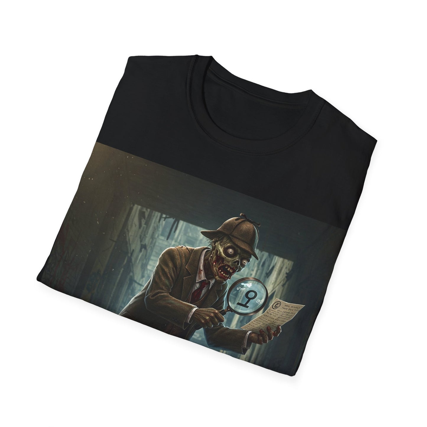 UK - Mystery Hunter Unisex Softstyle T-Shirt - Cool Graphic Tee for Curious Minds