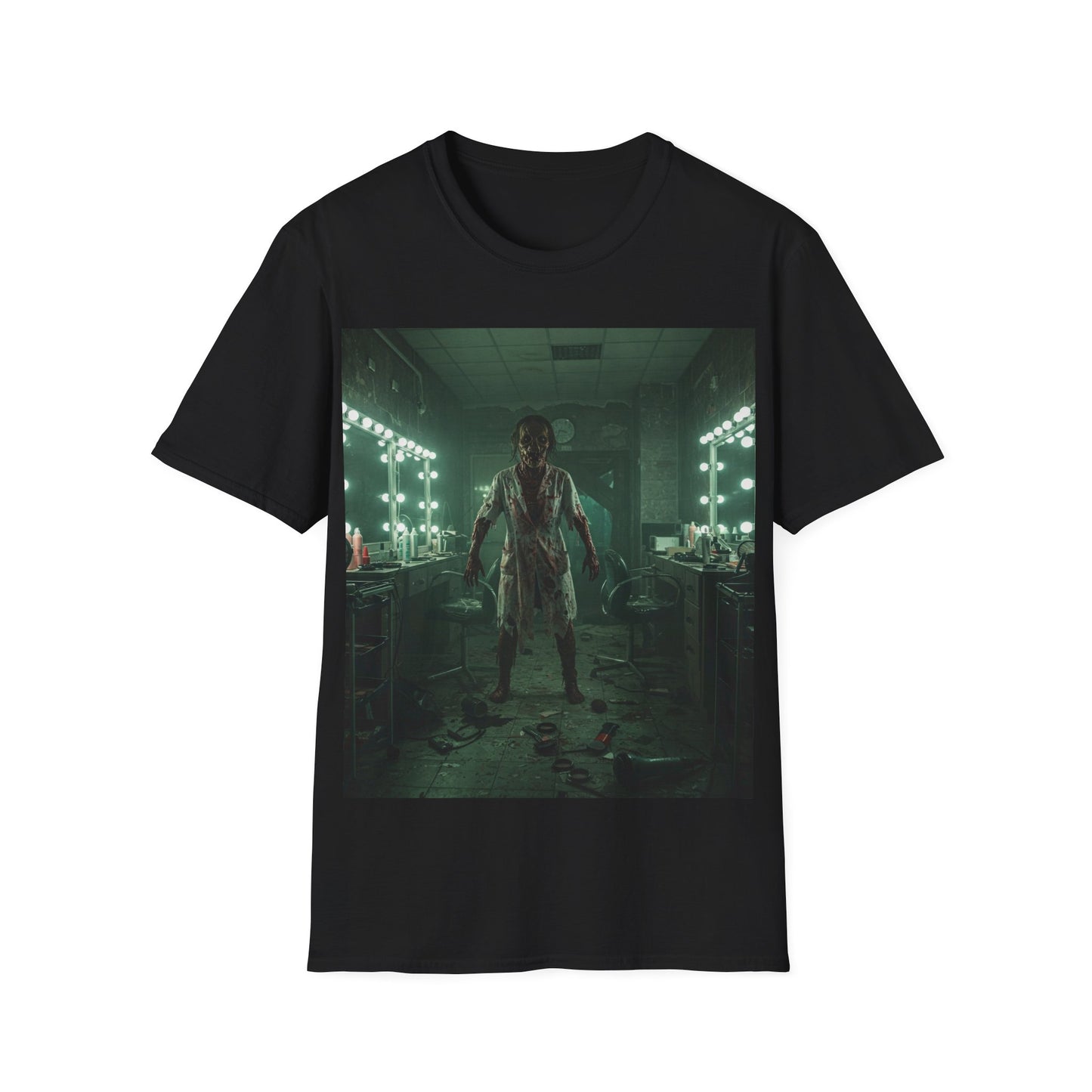 UK - Creepy Horror Unisex Softstyle T-Shirt - Perfect for Halloween