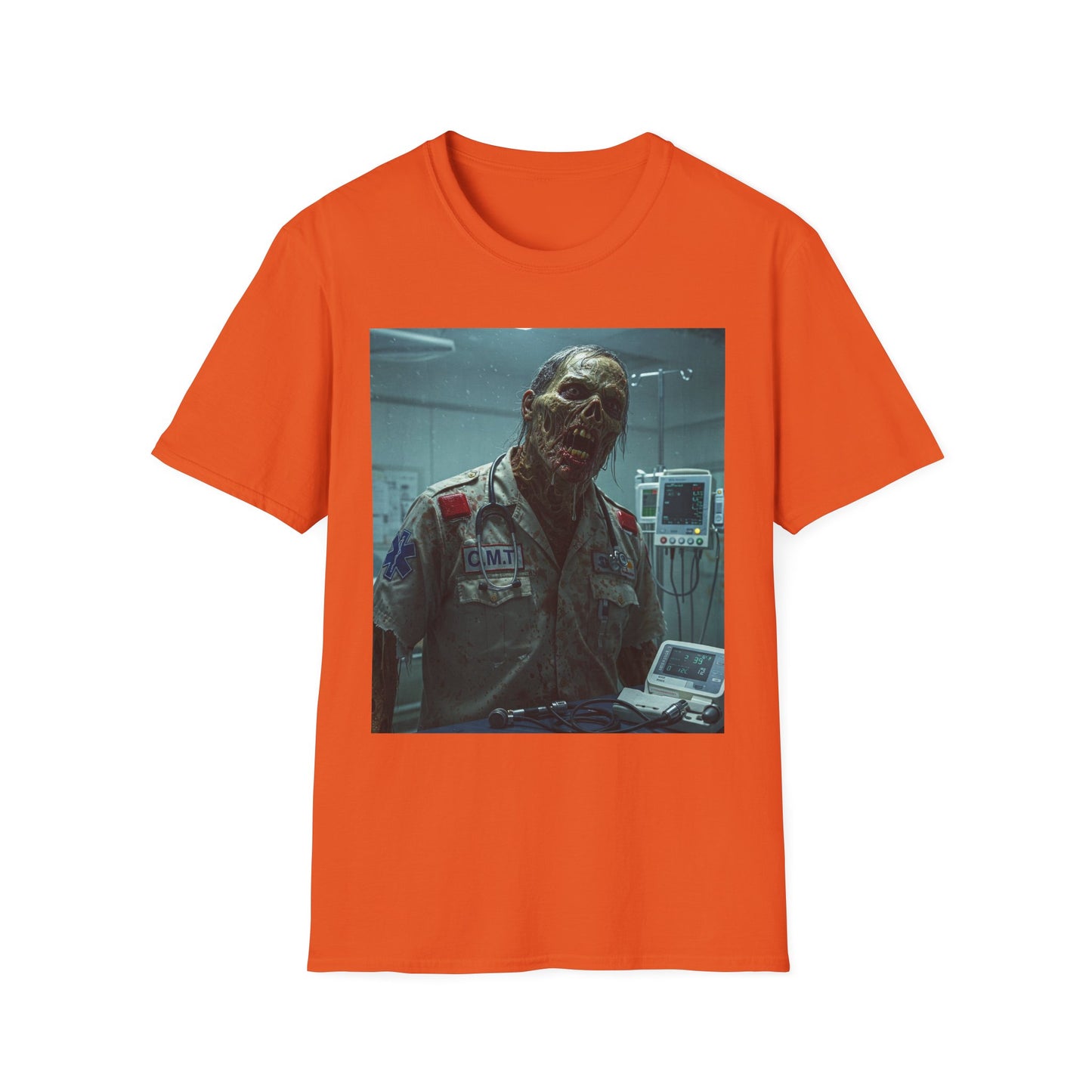 Unisex Horror Graphic T-Shirt - Creepy Zombie Design