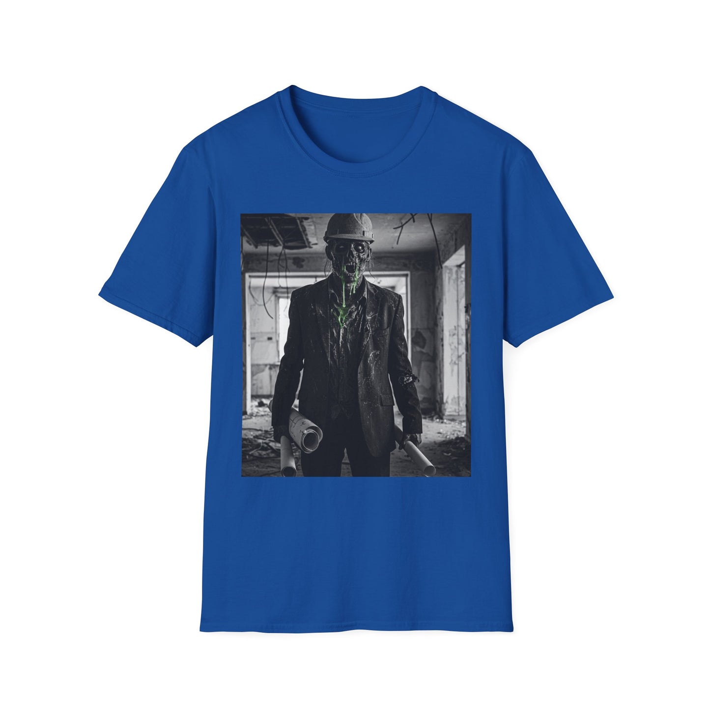 Unisex Softstyle T-Shirt with Creepy Monster Design - Perfect for Halloween and Horror Fans