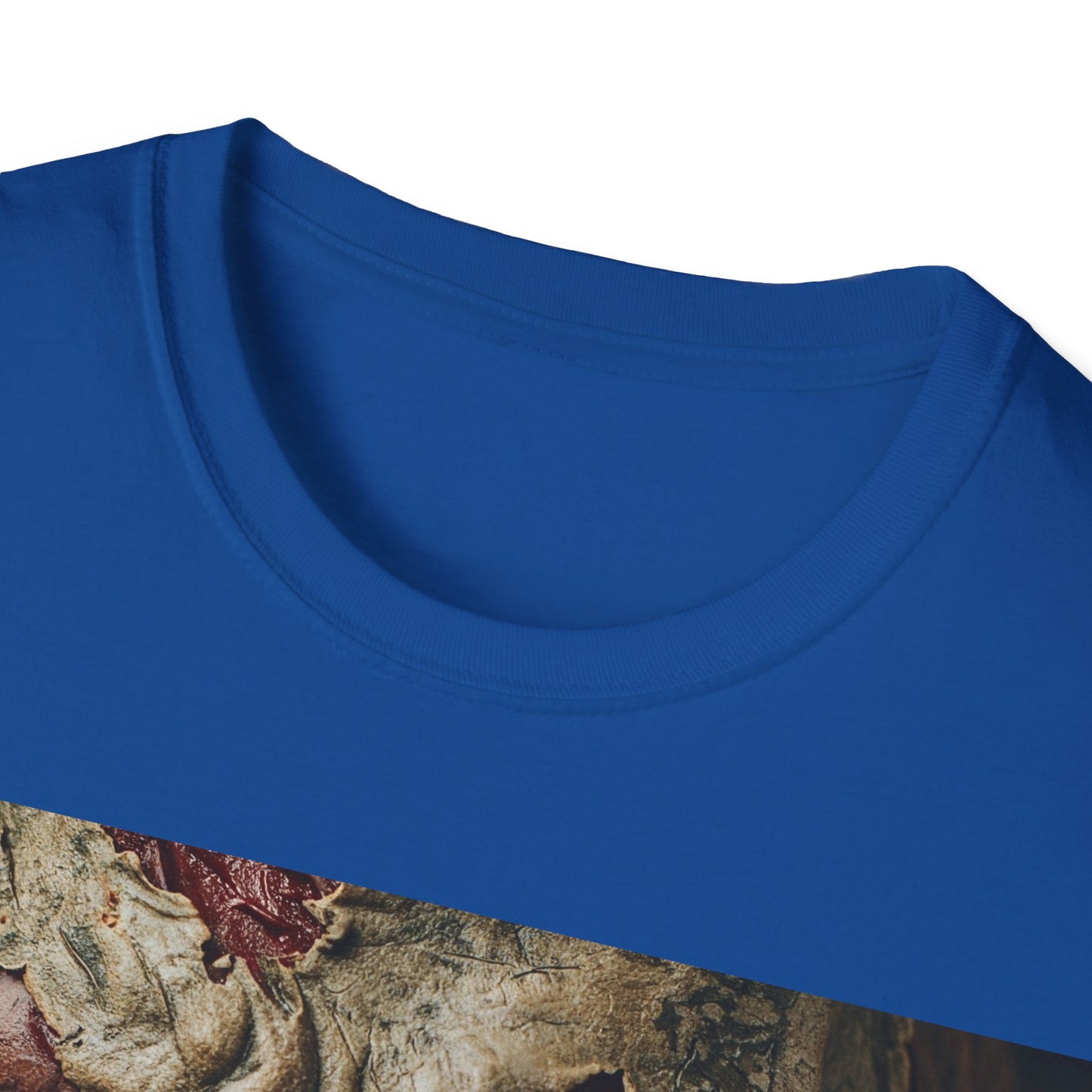UK - Spooky Zombie Unisex Softstyle T-Shirt - Perfect for Halloween & Horror Fans