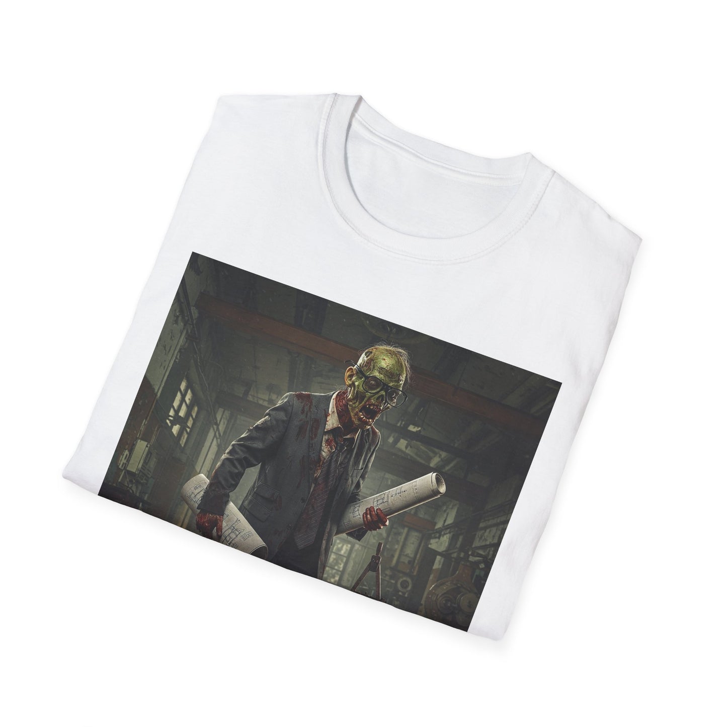Zombie Apocalypse Unisex Softstyle T-Shirt - Perfect for Halloween and Horror Fans