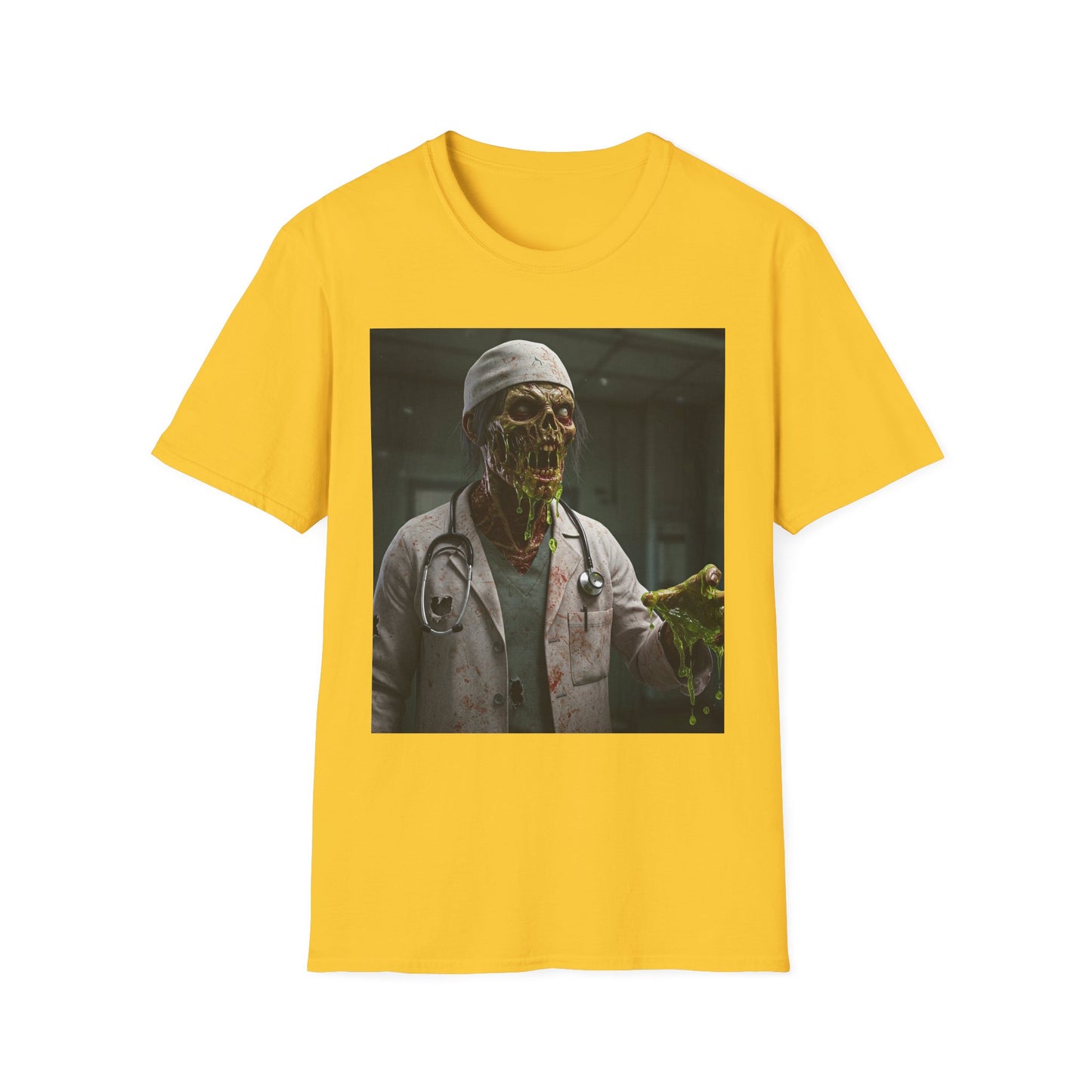 Zombie Doctor Graphic T-Shirt | Unisex Horror Tee for Halloween