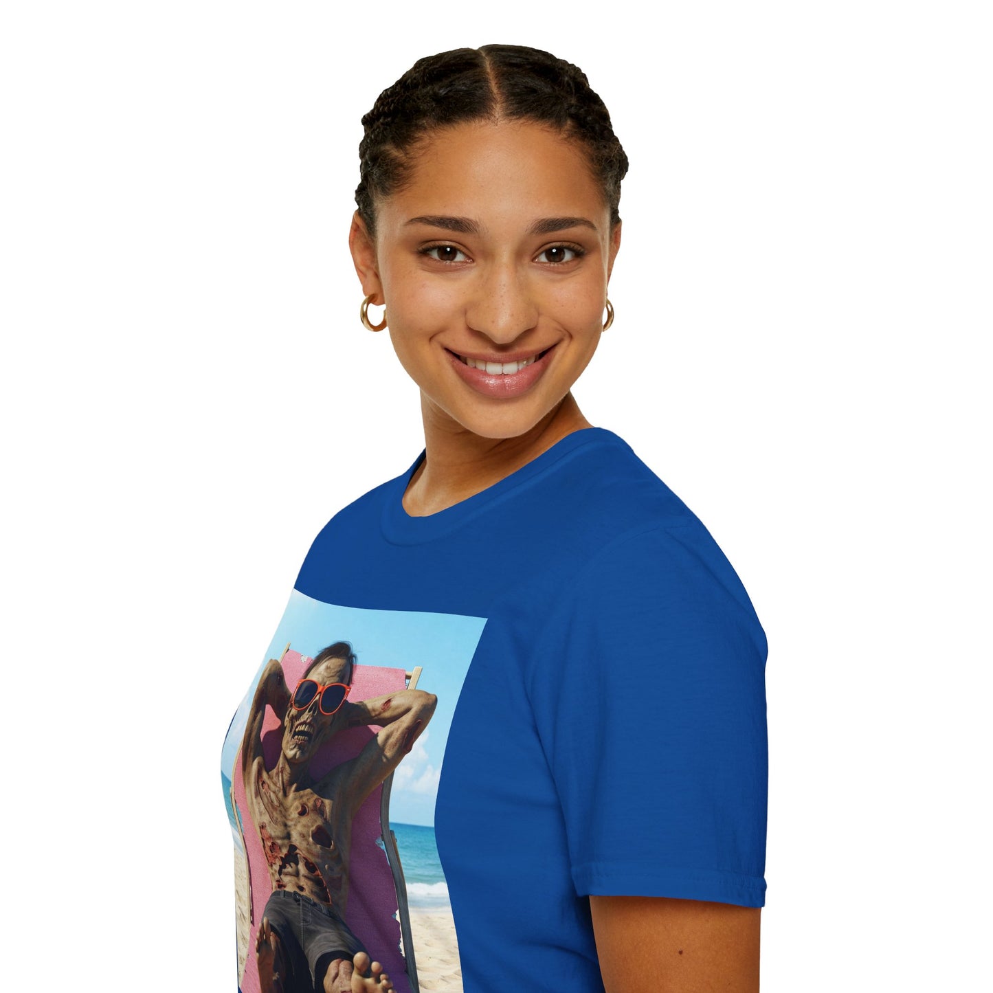 Beach Vibes Skeleton Unisex T-Shirt - Cool Summer Graphic Tee