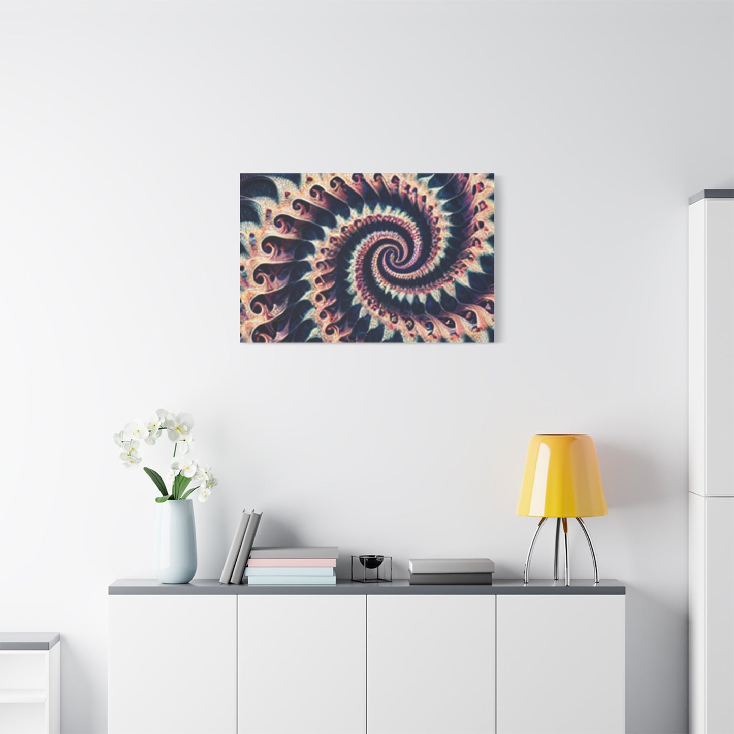 Abstract Spiral Art Canvas Print - Modern Home Decor for Art Lovers