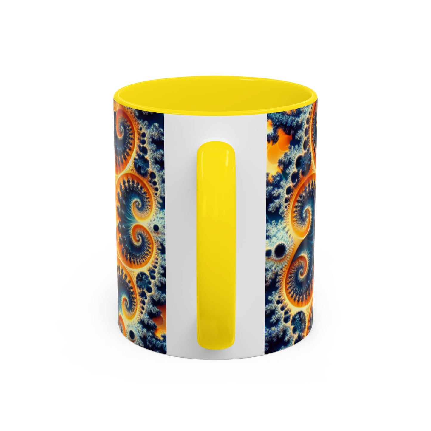 Vibrant Abstract Accent Coffee Mug - Unique 11 & 15oz Design for Art Lovers