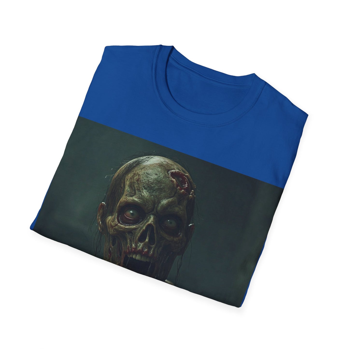 UK - Creepy Zombie Graphic Unisex Softstyle T-Shirt
