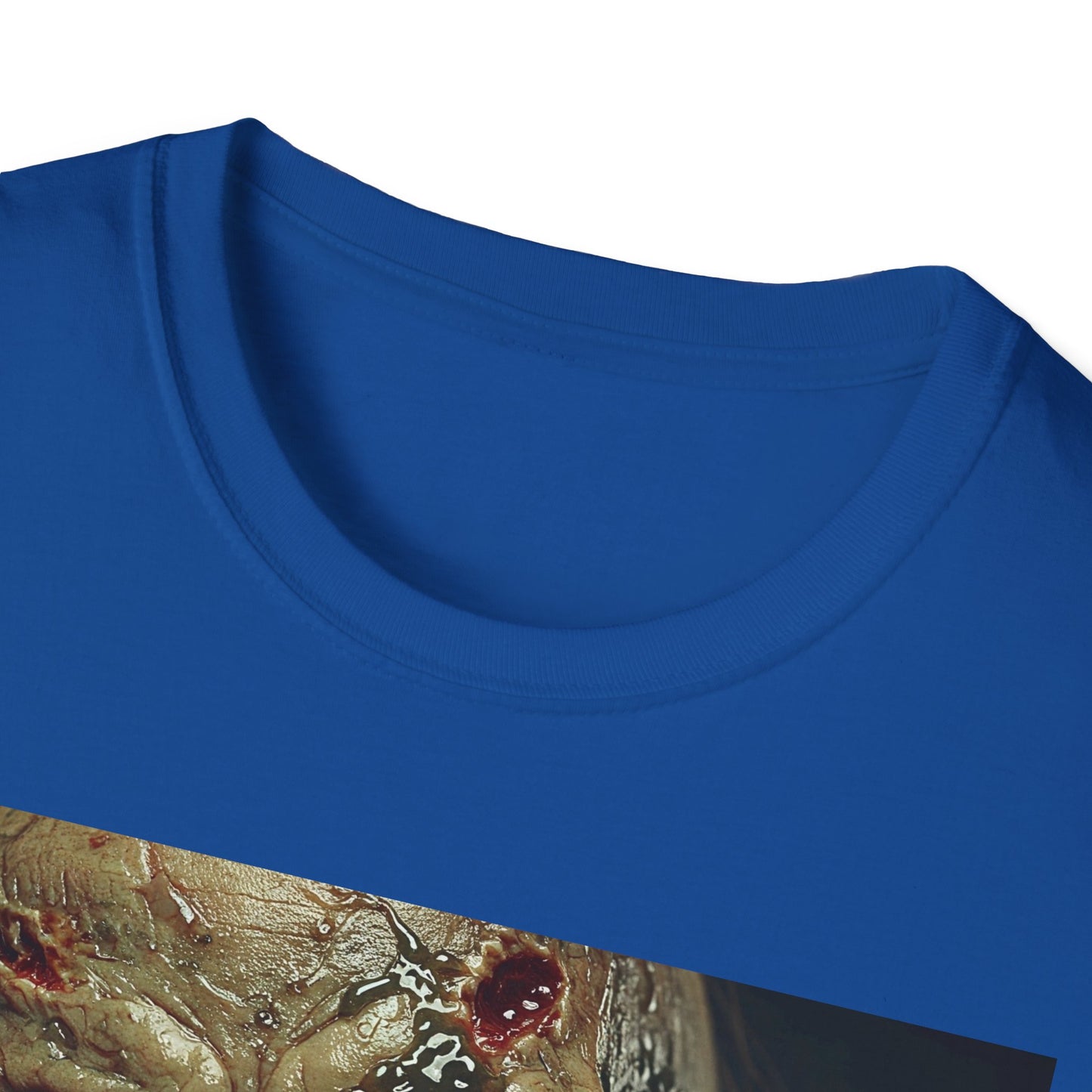 Apocalyptic Portrait Tee, bold, decaying zombie graphic