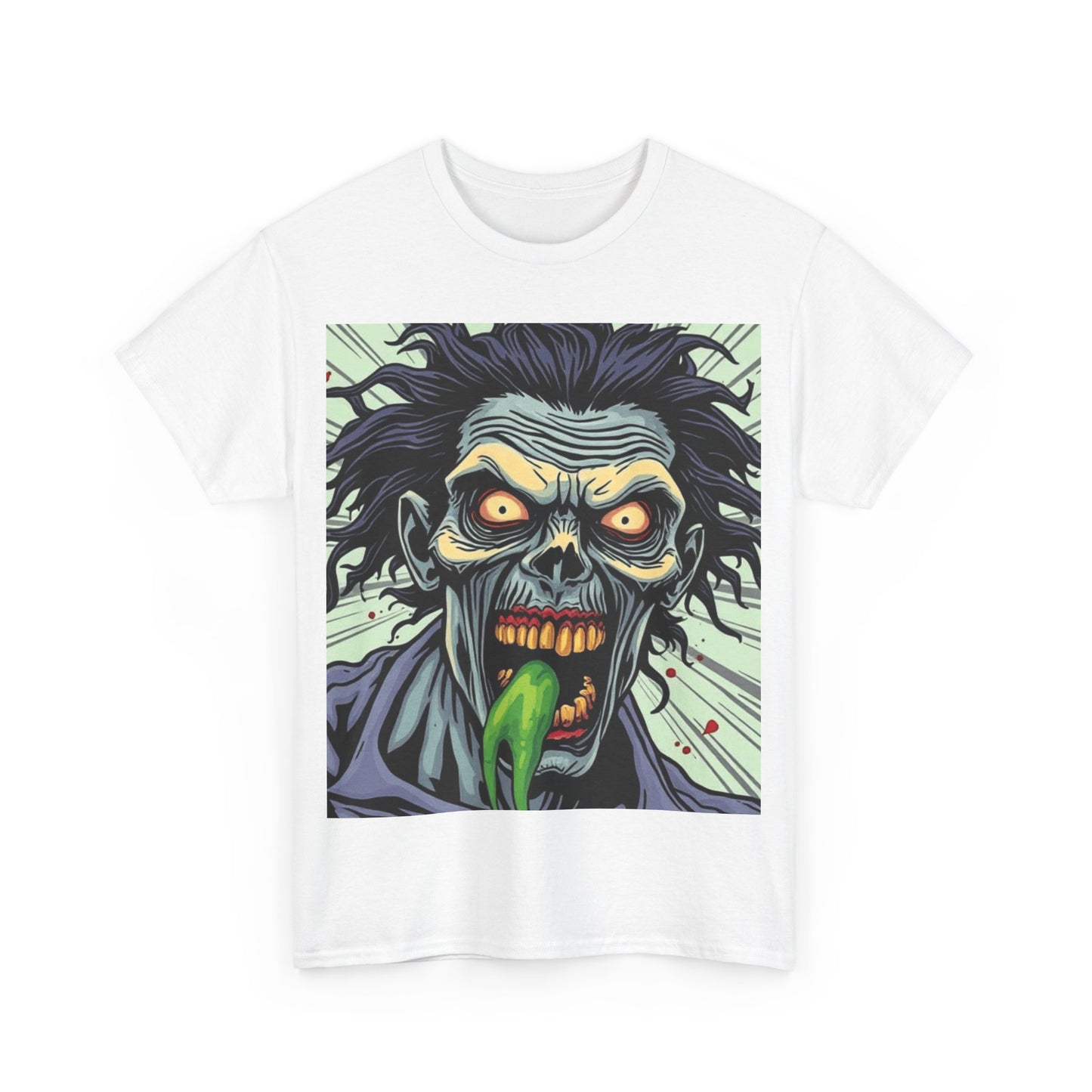 UK - Zombie Graphic Unisex Heavy Cotton Tee