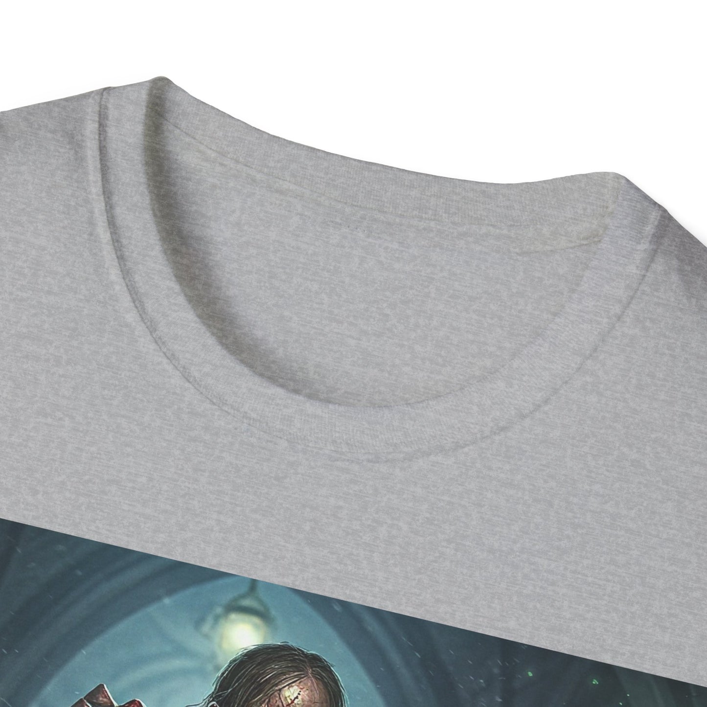 UK - Spooky Sorcerer Apocalyptic Portrait Tee, bold, decaying zombie graphic