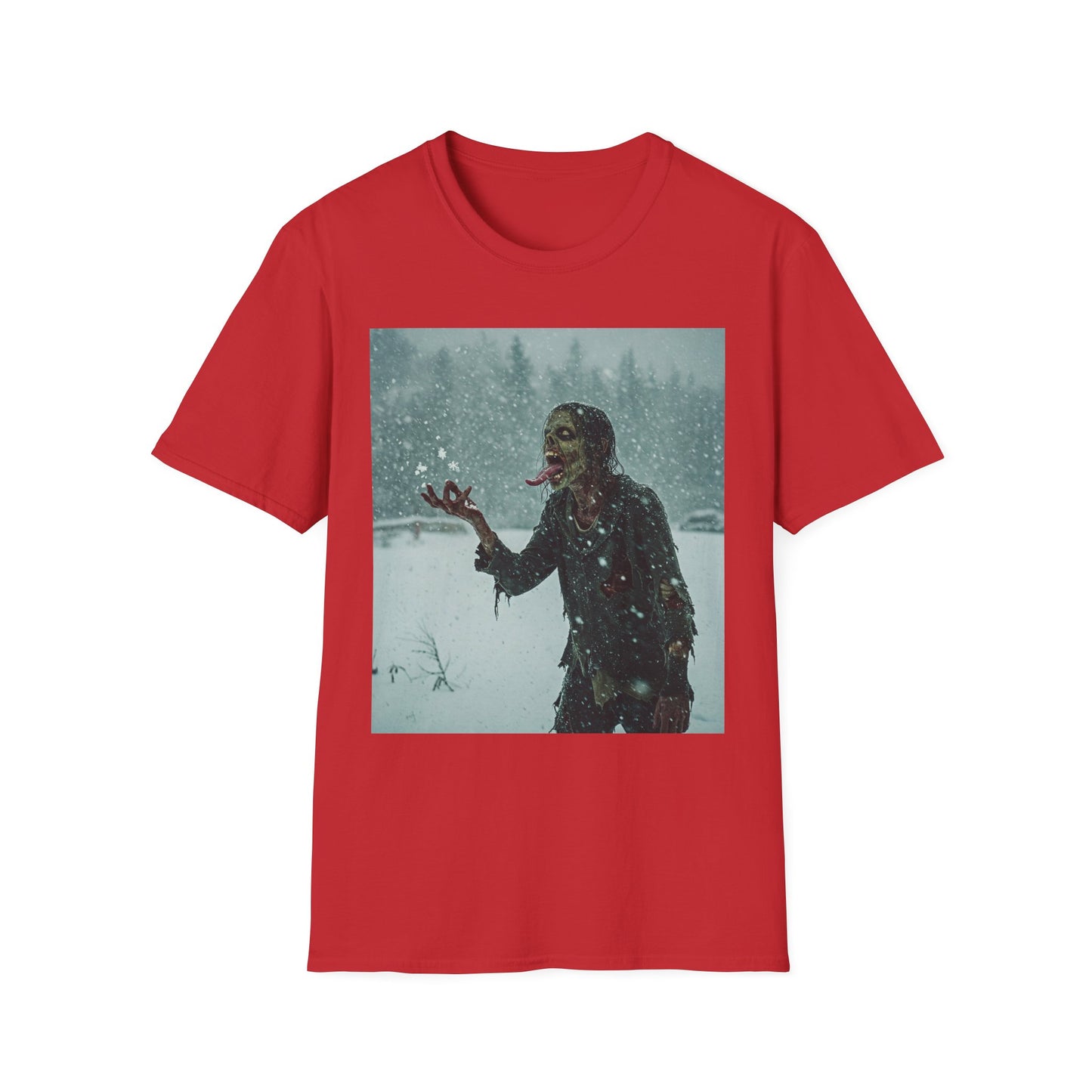 Chilling Horror Graphic Tee - Unisex Softstyle T-Shirt with Spooky Design