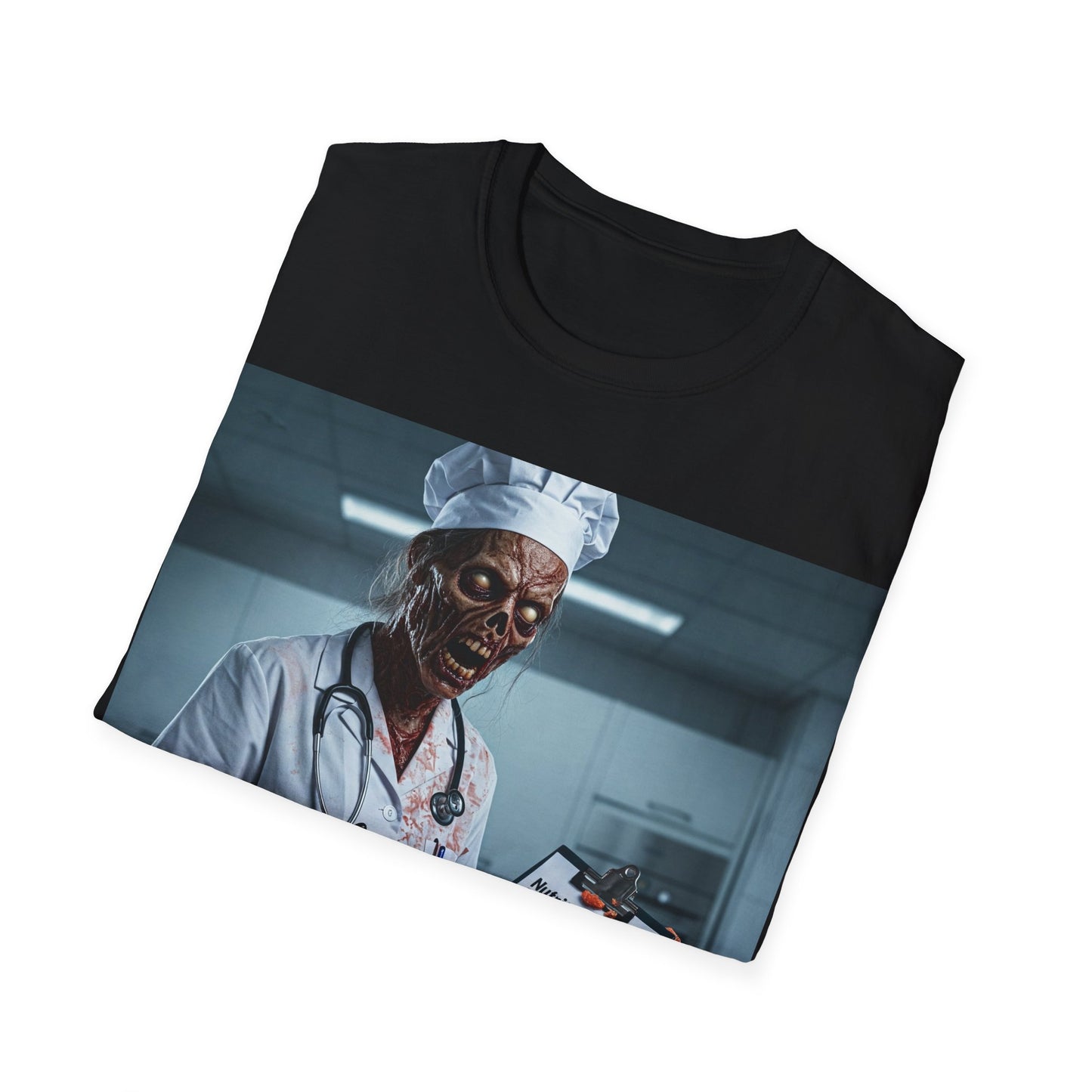 UK - Funny Zombie Doctor T-Shirt - Unisex Softstyle, Halloween Gift