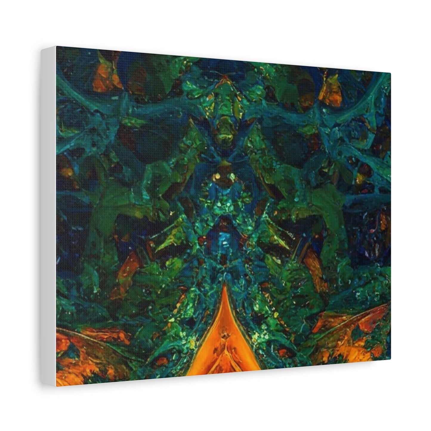 Vibrant Abstract Fractal Art Canvas Print