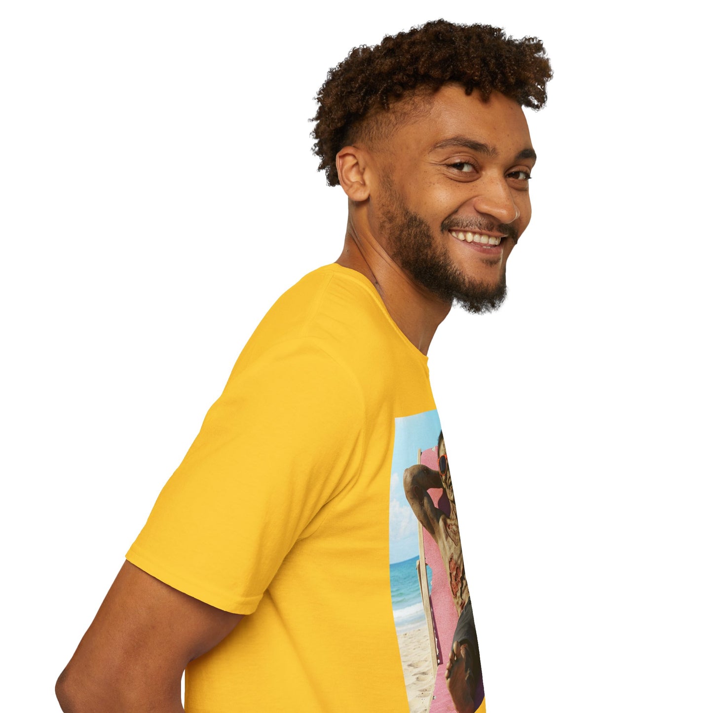 Beach Vibes Skeleton Unisex T-Shirt - Cool Summer Graphic Tee