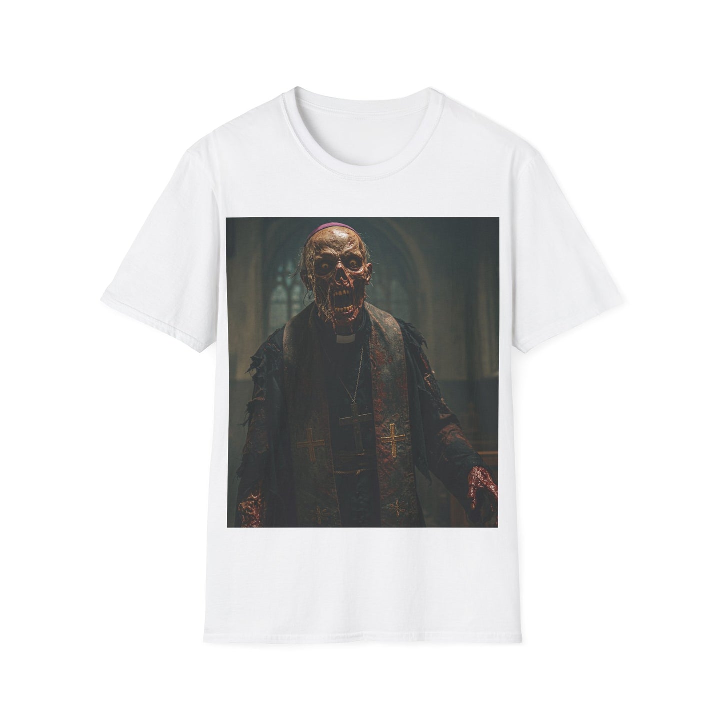 UK - Unisex Horror Graphic T-Shirt - Spooky Skeleton Design