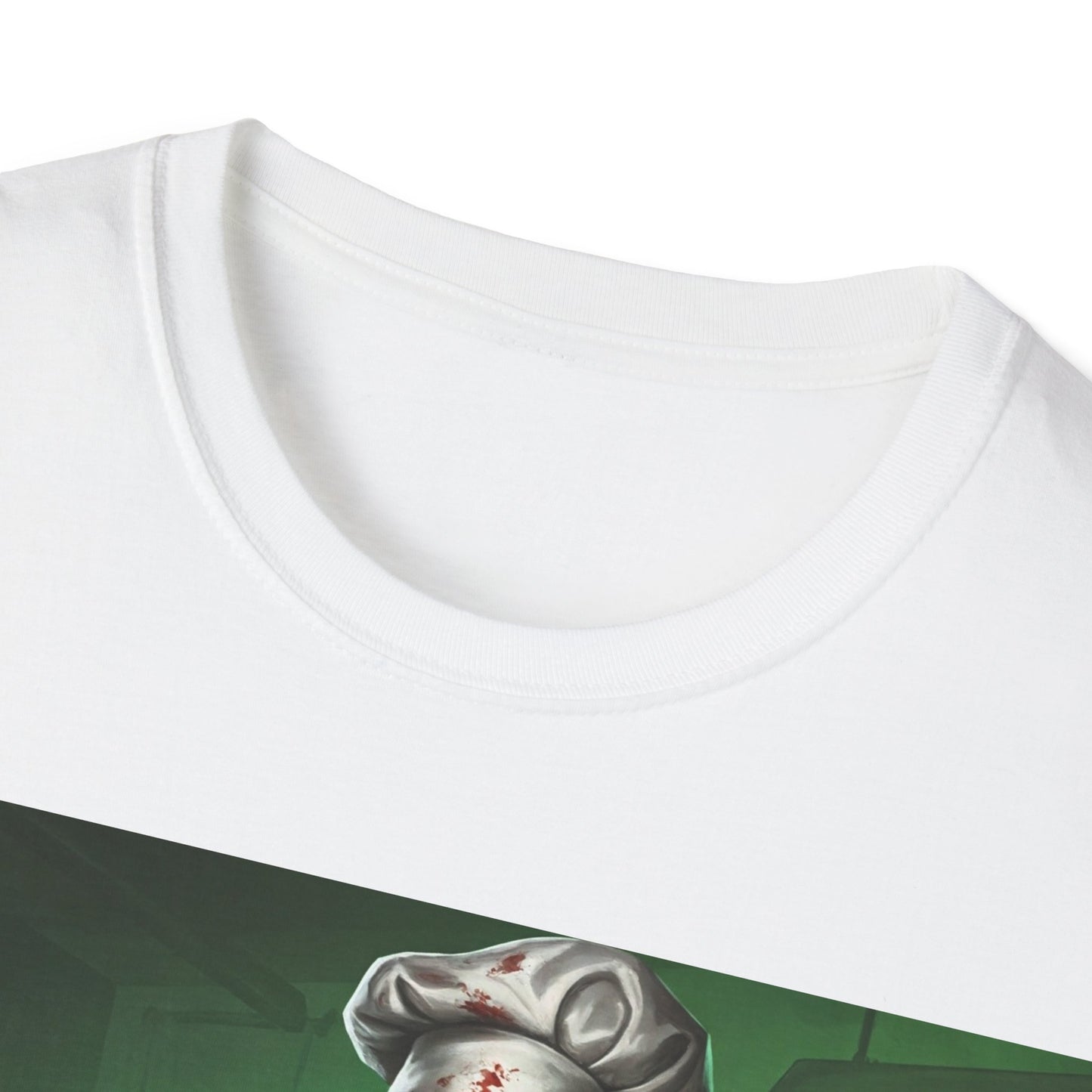 UK - Zombie Chef Unisex Softstyle T-Shirt - Perfect for Halloween and Horror Fans