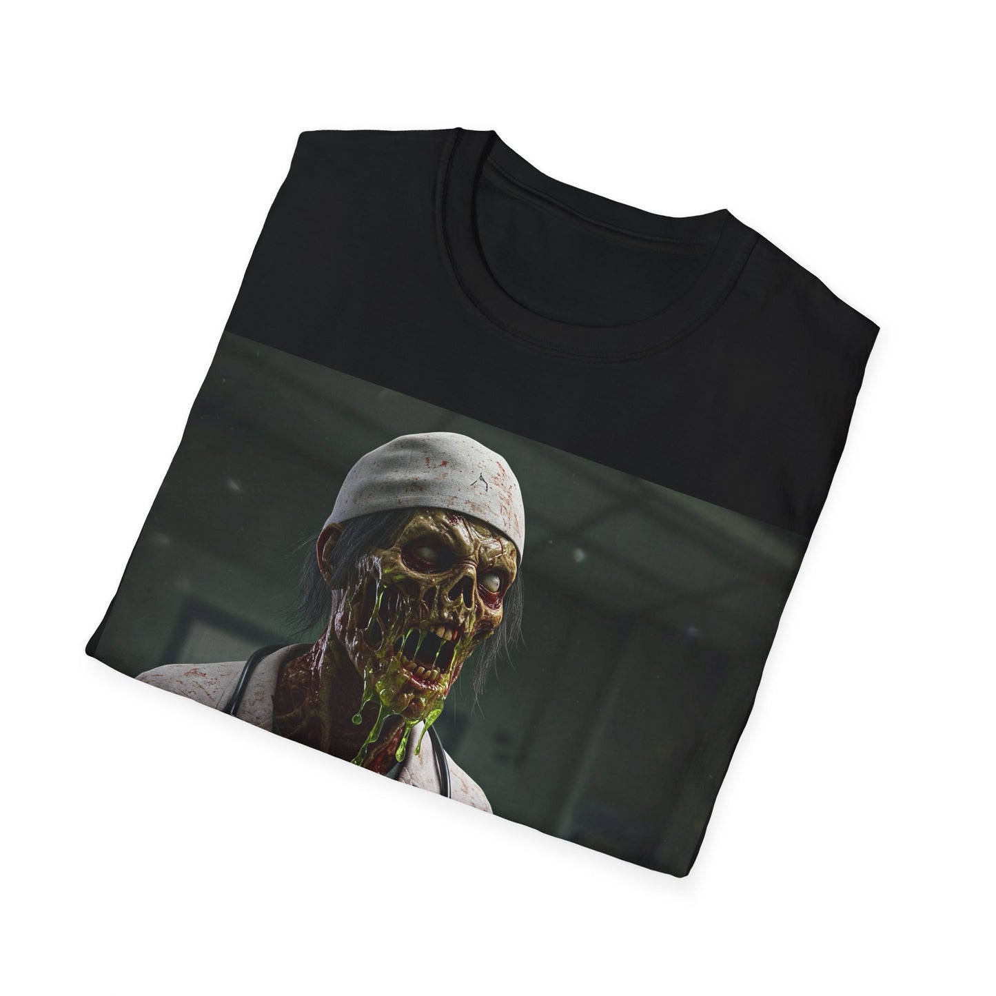 UK - Zombie Doctor Graphic T-Shirt | Unisex Horror Tee for Halloween
