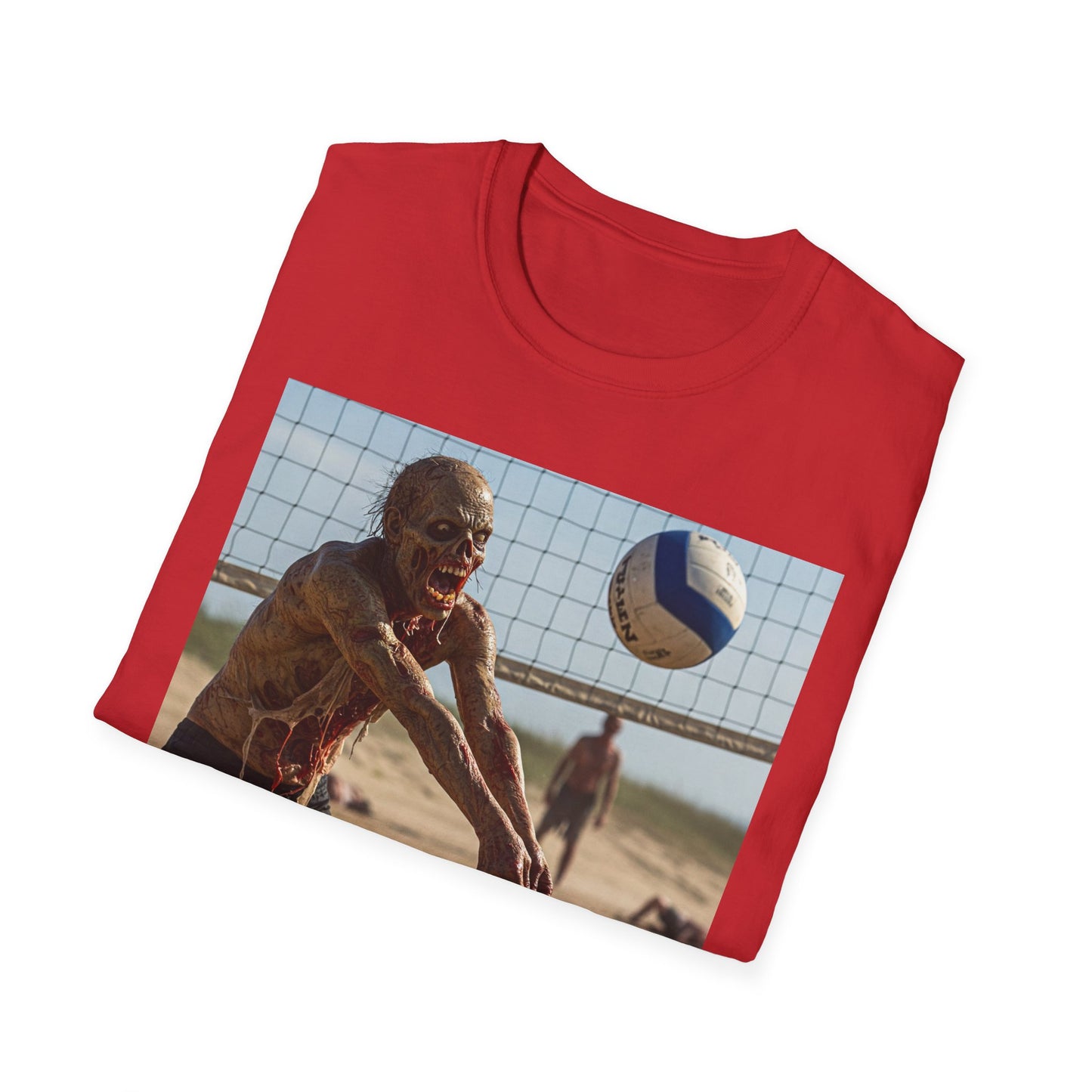 Beach Volleyball Unisex Softstyle T-Shirt - Perfect for Summer Fun and Sports Lovers