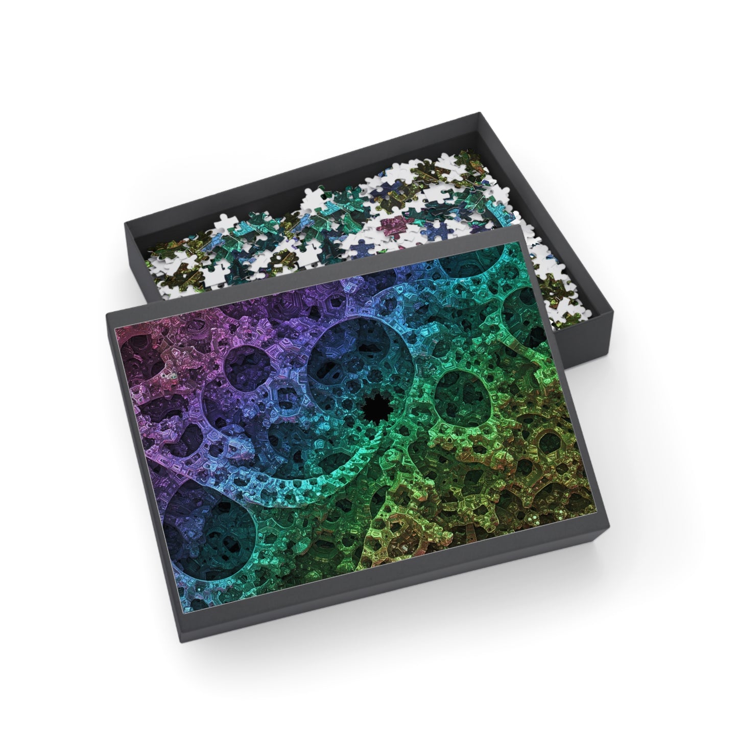 007 - Fractal Puzzle (96, 252, 500, 1000-Piece) - Fun Family Activity and Gift