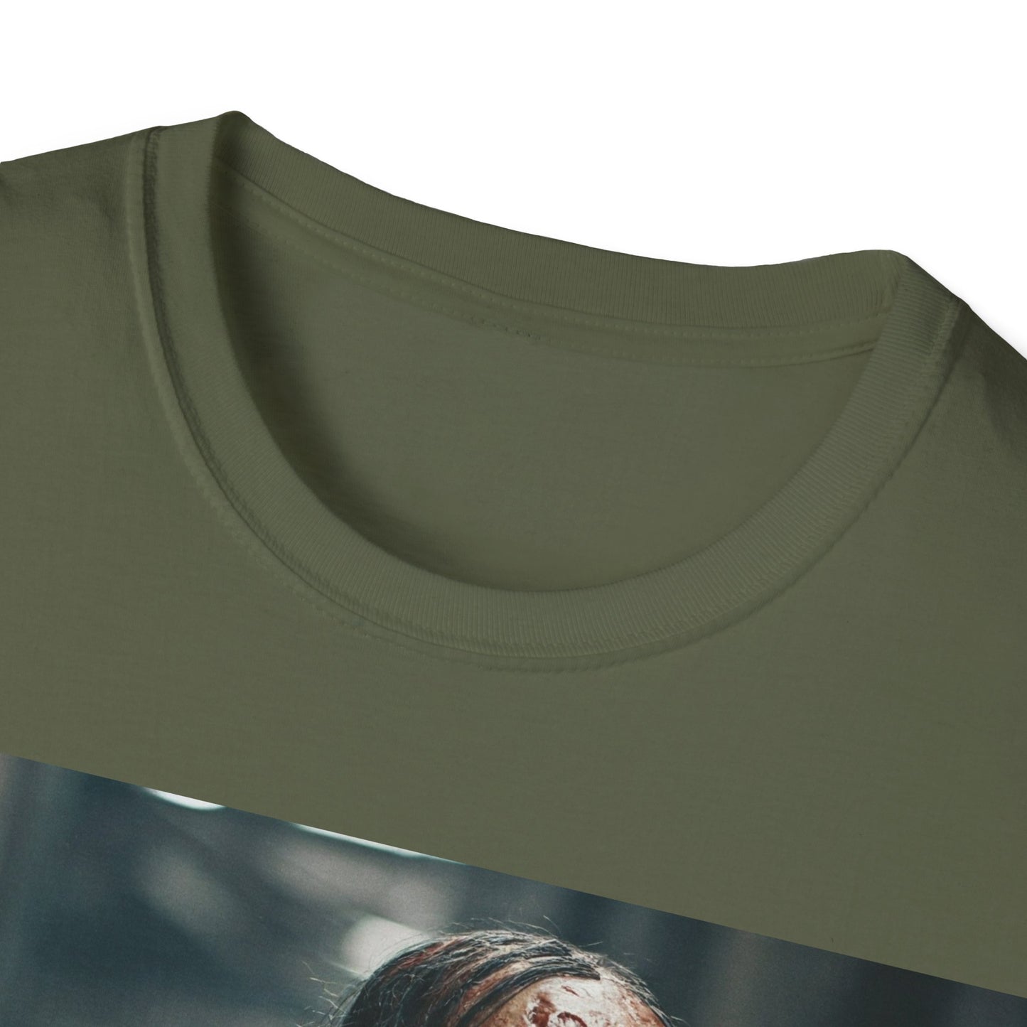 UK - Apocalyptic Portrait Tee, bold, decaying zombie graphic