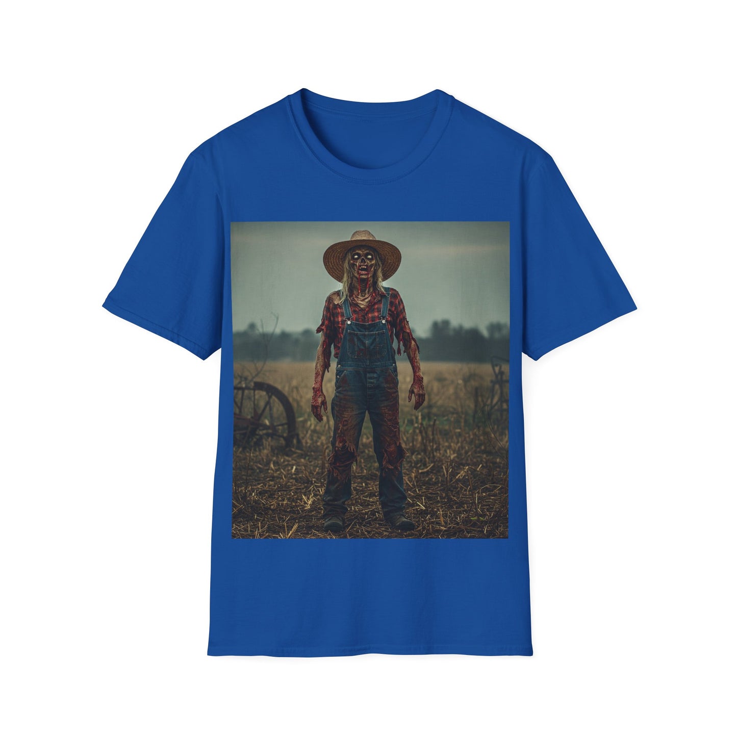 UK - Scary Farmhouse Horror Unisex Softstyle T-Shirt