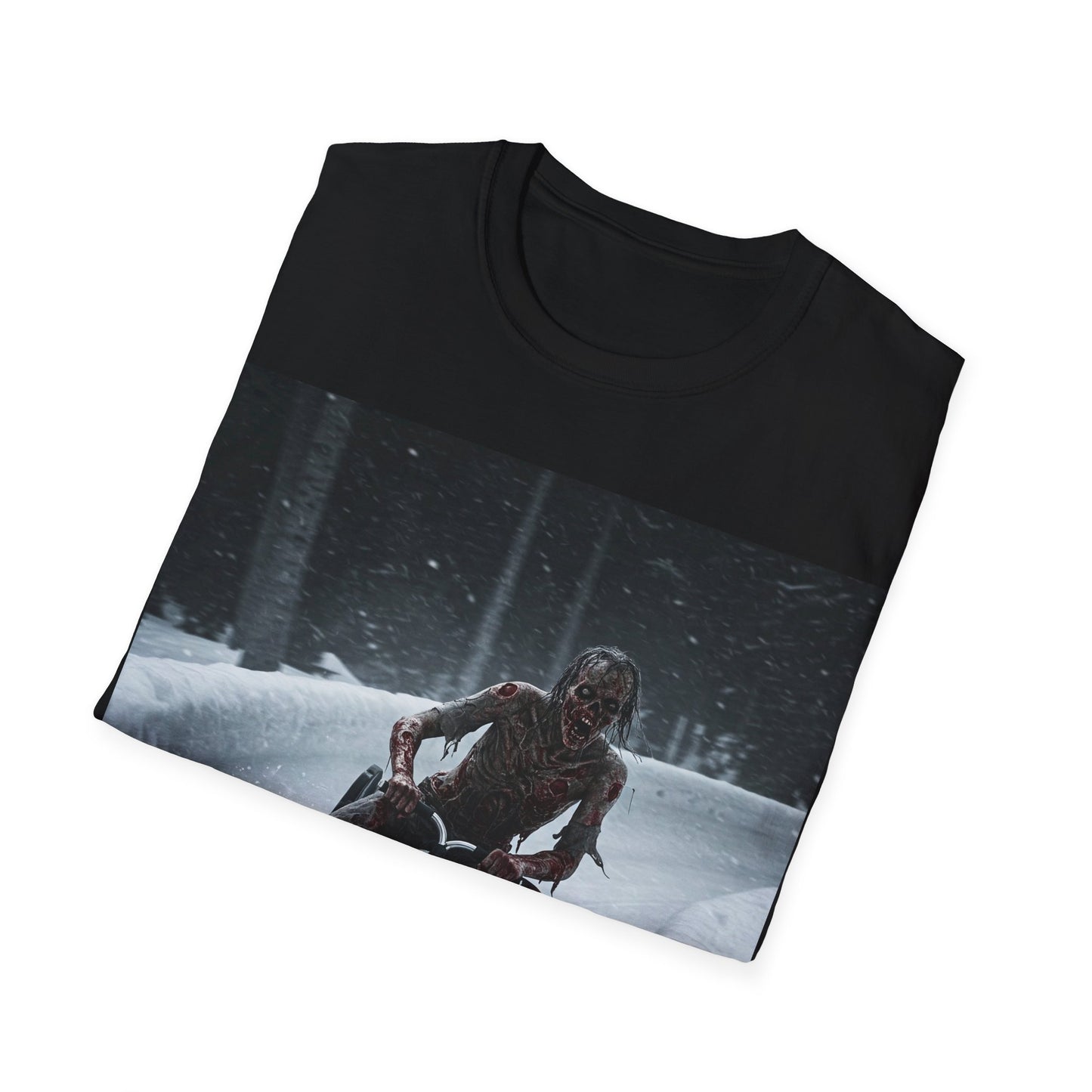 UK - Winter Adventure Unisex Softstyle T-Shirt - Snowmobiling Graphic Tee
