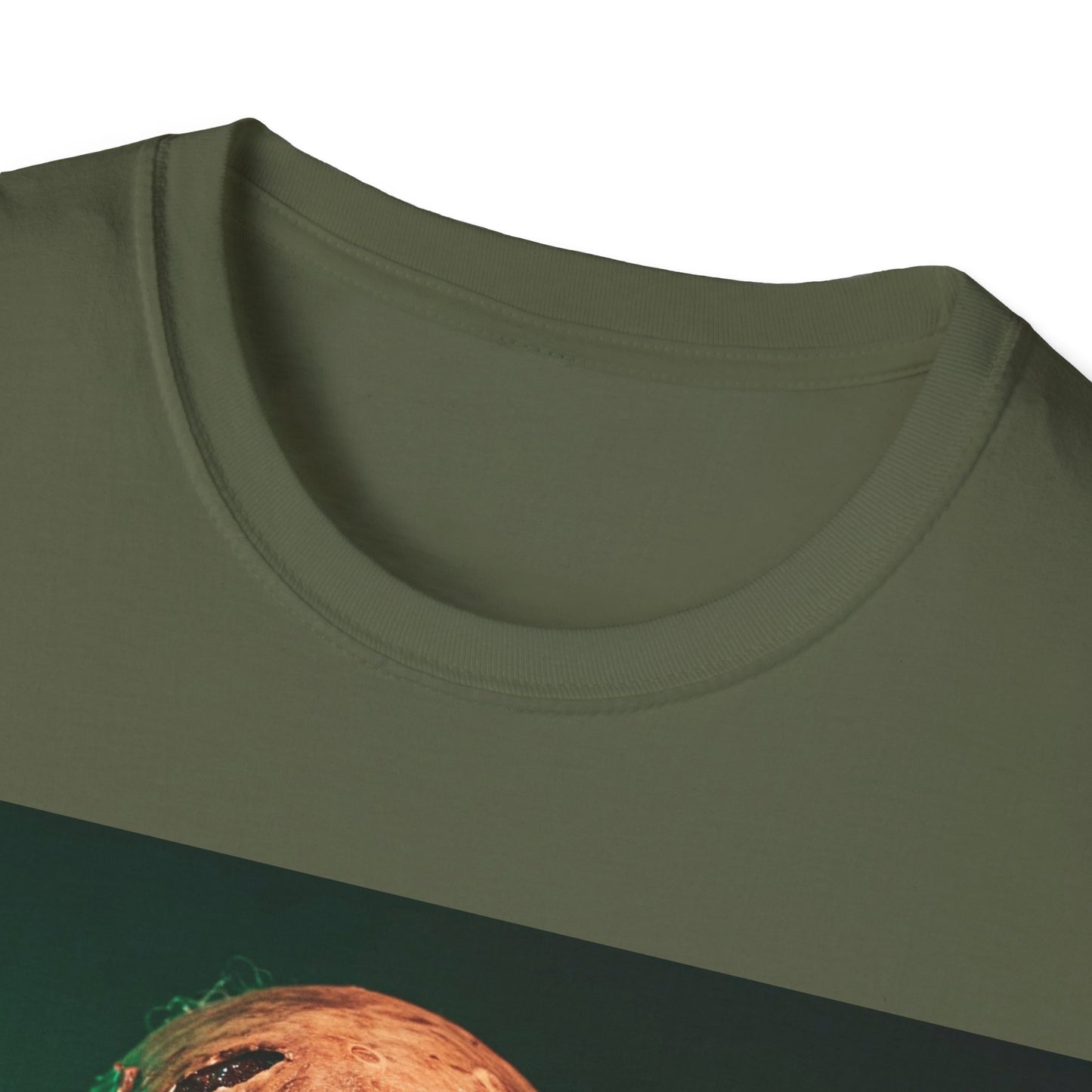 UK - Horror-Themed Apocalyptic Portrait Tee, bold, decaying zombie graphic