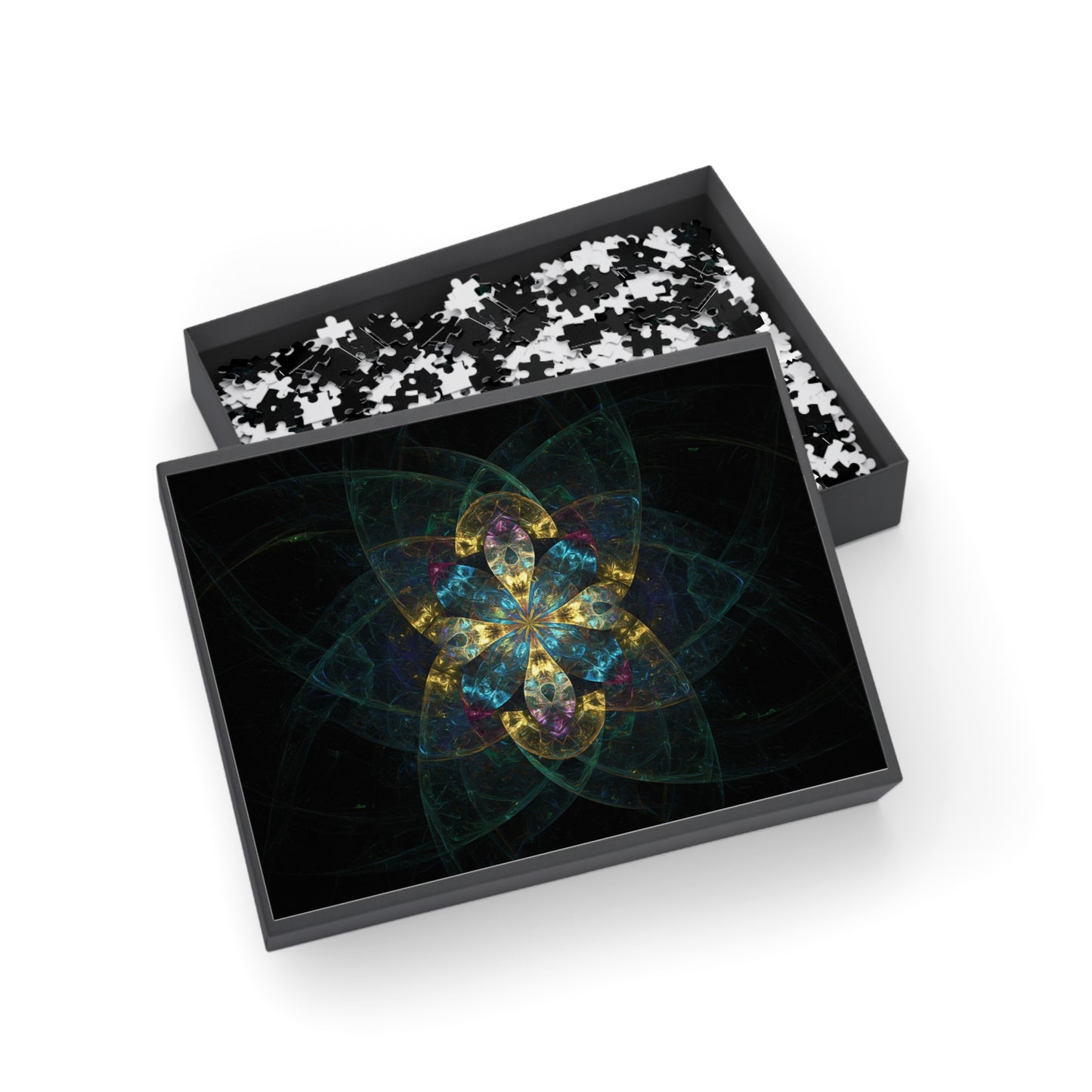 Colorful Floral Mandala Puzzle | 96-1000 Piece Options | Perfect Gift for Puzzle Lovers