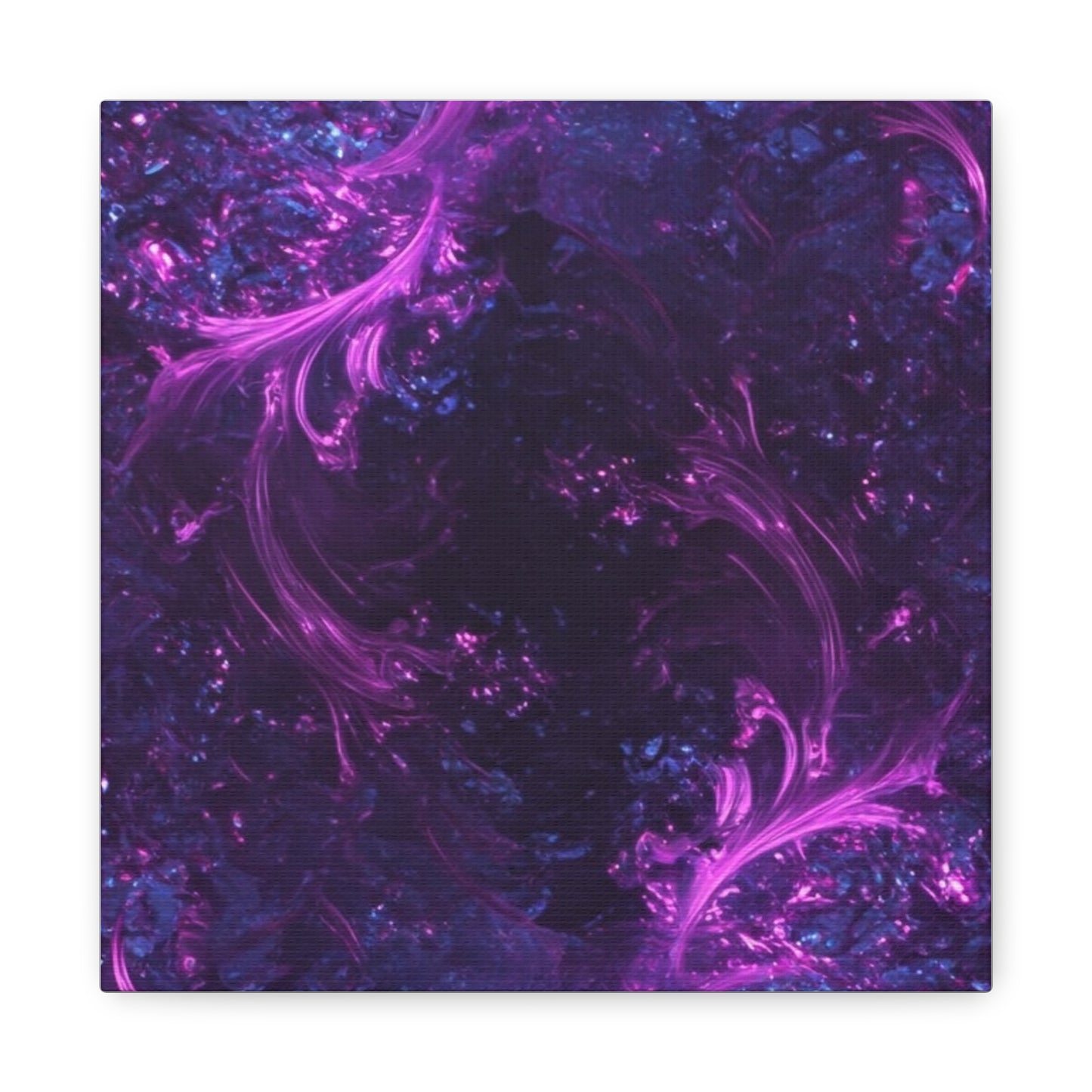 Abstract Purple Fractal Canvas Print - Artistic Wall Décor
