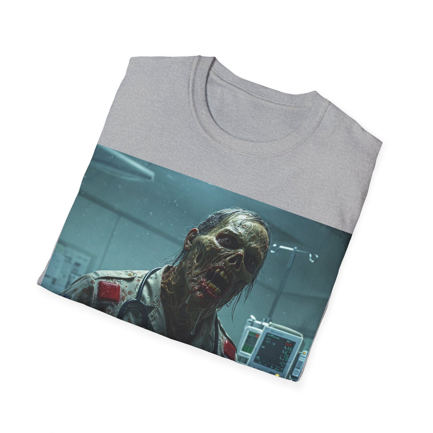 UK - Unisex Horror Graphic T-Shirt - Creepy Zombie Design