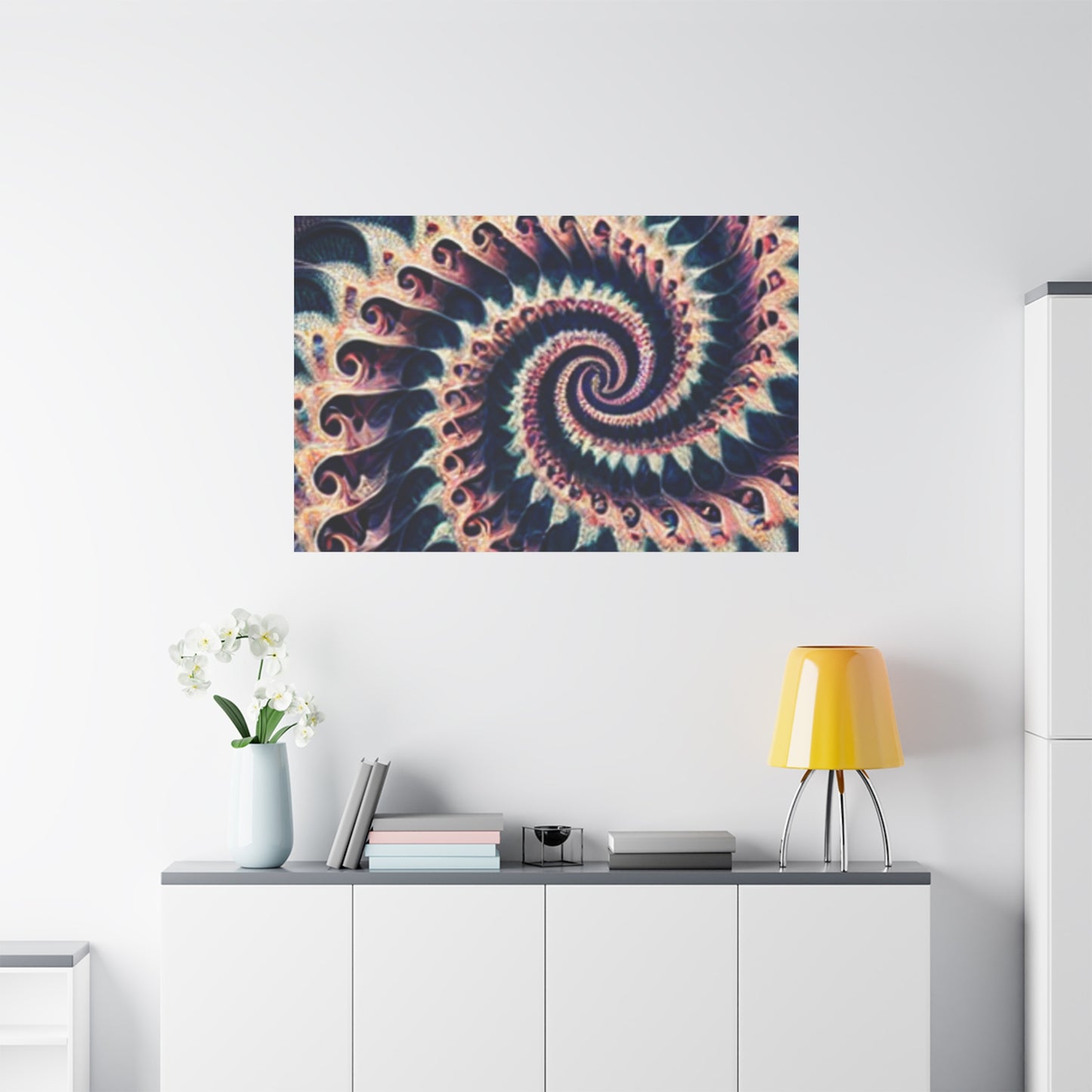 Abstract Spiral Art Canvas Print - Modern Home Decor for Art Lovers