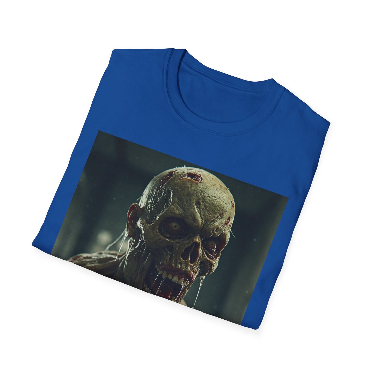 Apocalyptic Portrait Tee, bold, decaying zombie graphic