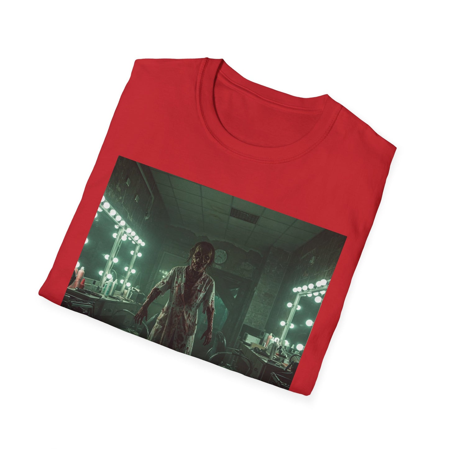 Creepy Horror Unisex Softstyle T-Shirt - Perfect for Halloween