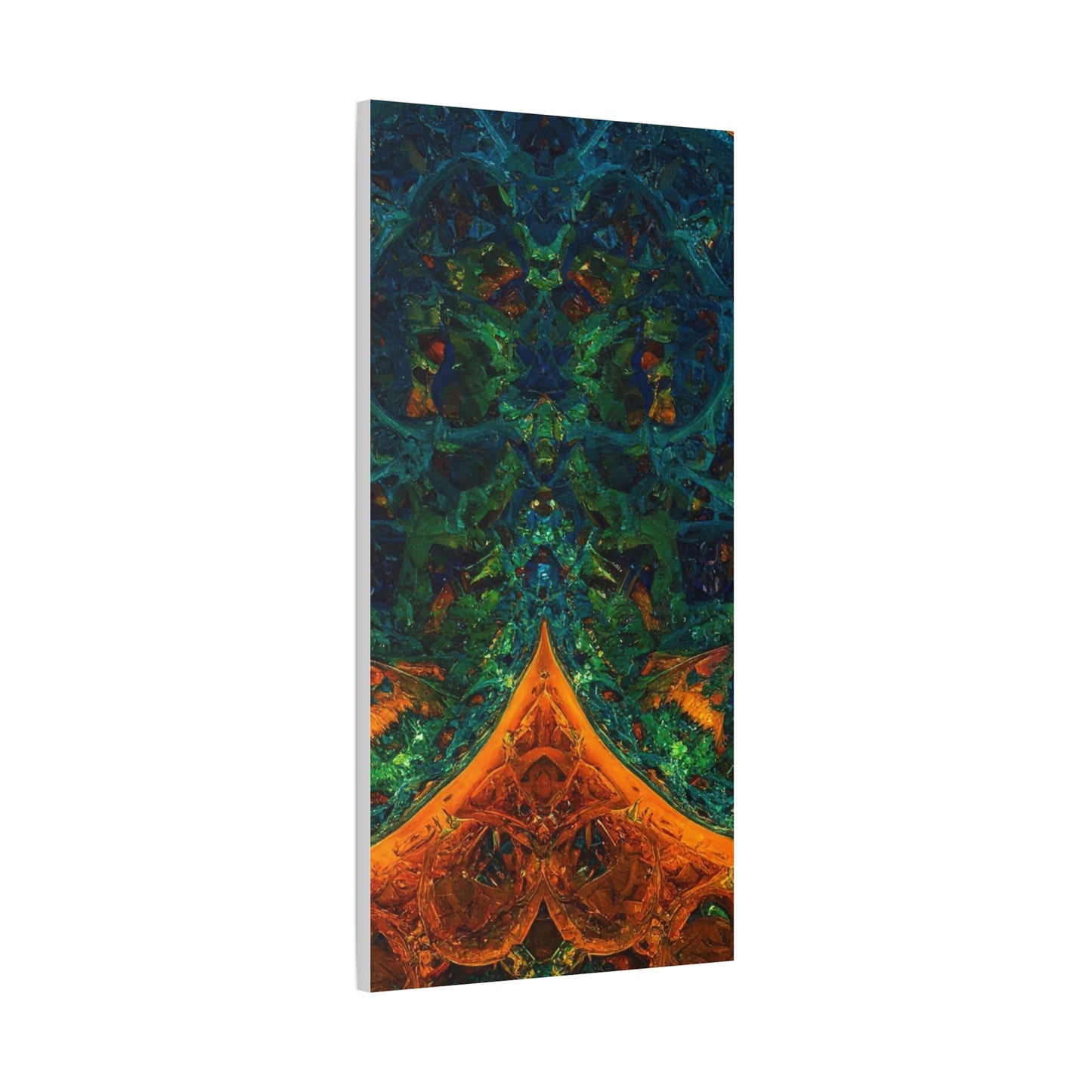 Vibrant Abstract Fractal Art Canvas Print
