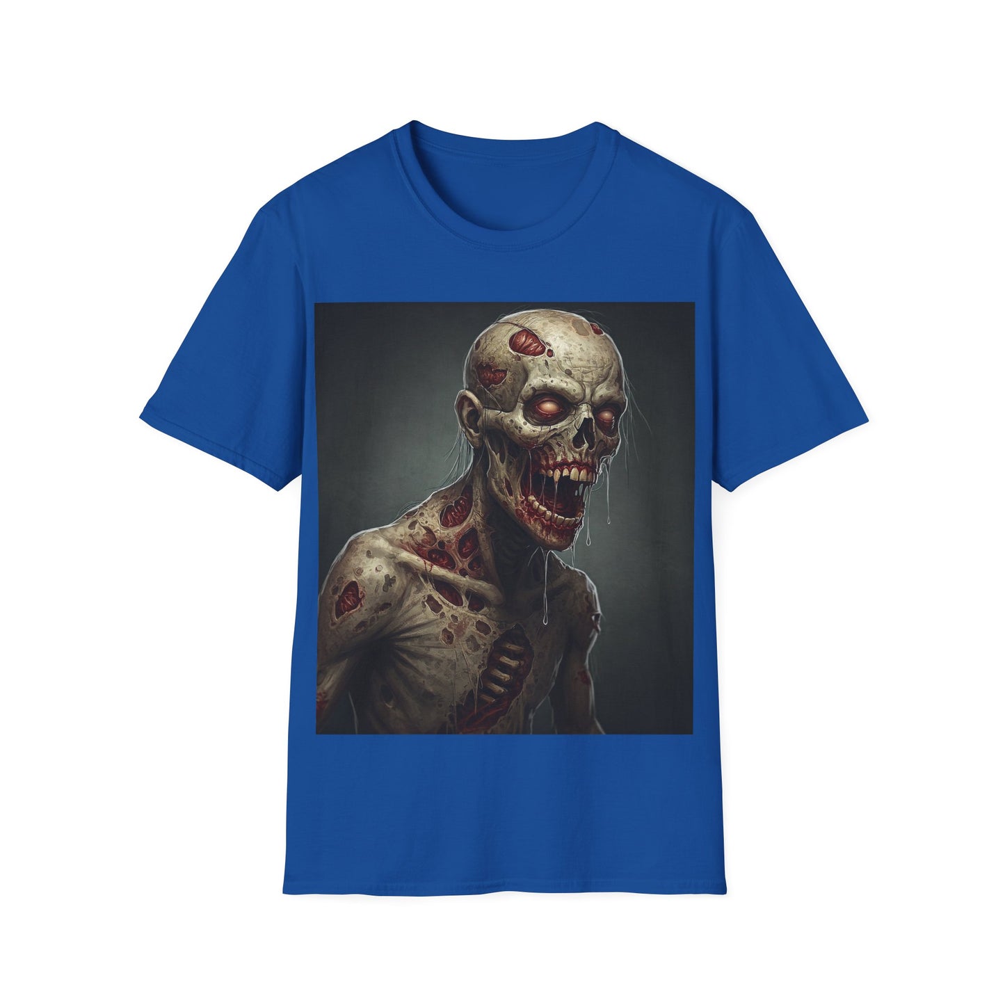 UK - Zombie Graphic Unisex Softstyle T-Shirt for Horror Fans