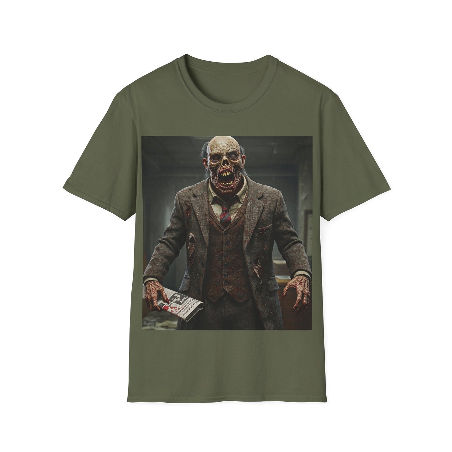 UK - Zombie Horror Unisex T-Shirt - Perfect for Halloween and Horror Fans