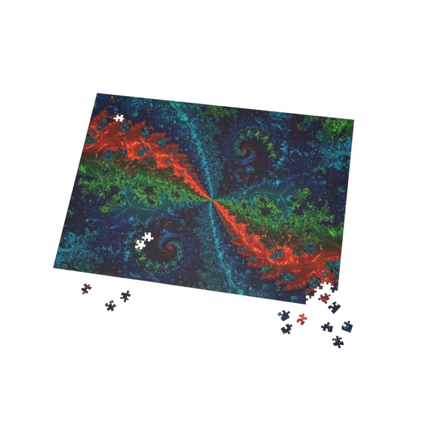 076- Fractal Puzzle (96, 252, 500, 1000-Piece) - Fun Family Activity and Gift