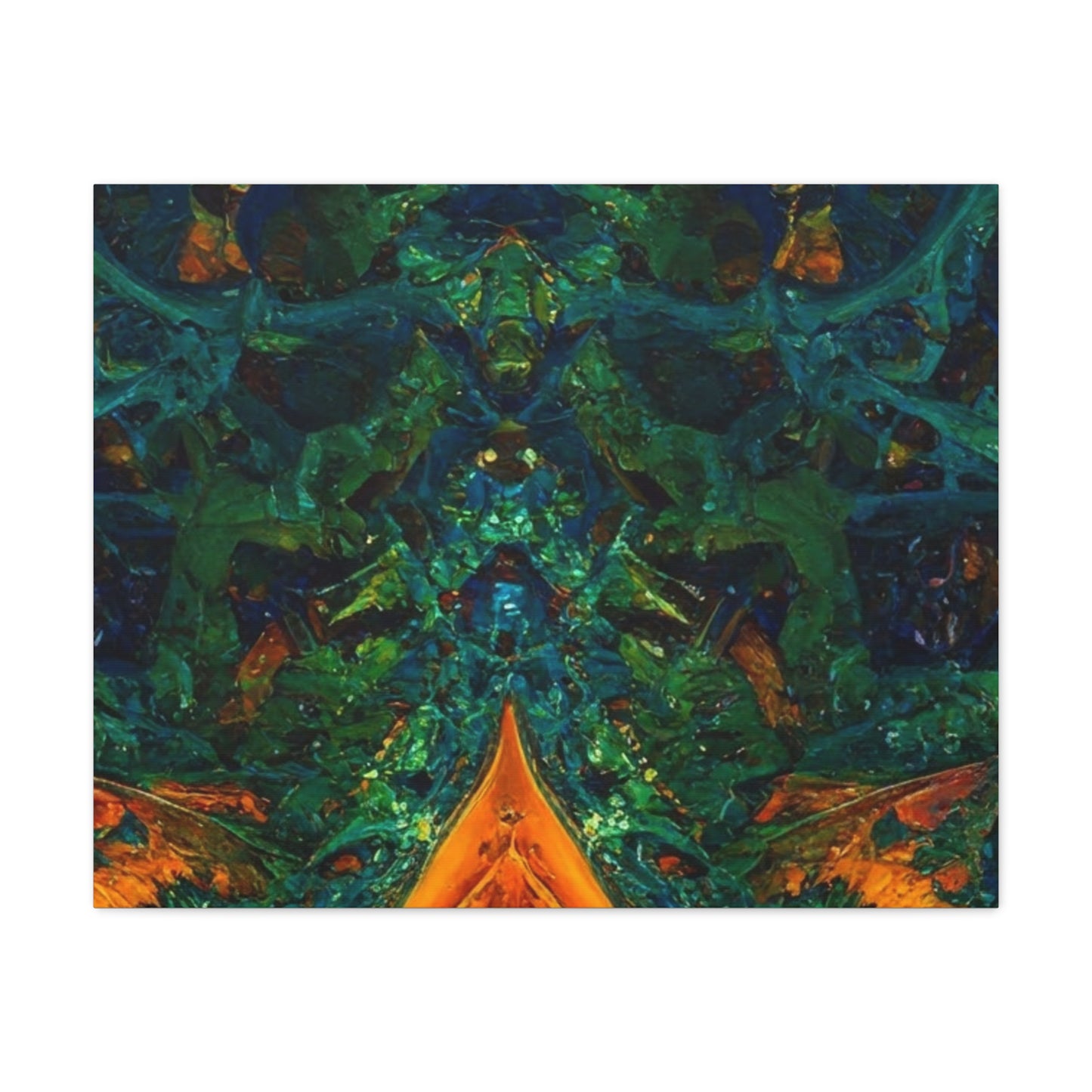 Vibrant Abstract Fractal Art Canvas Print