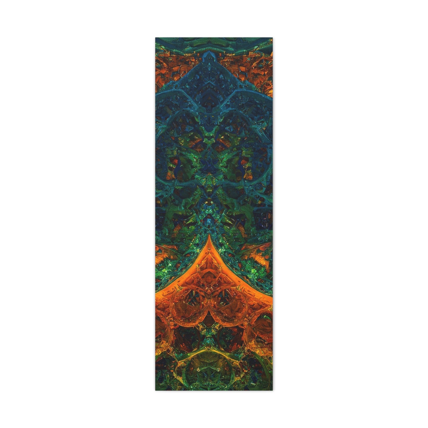 Vibrant Abstract Fractal Art Canvas Print