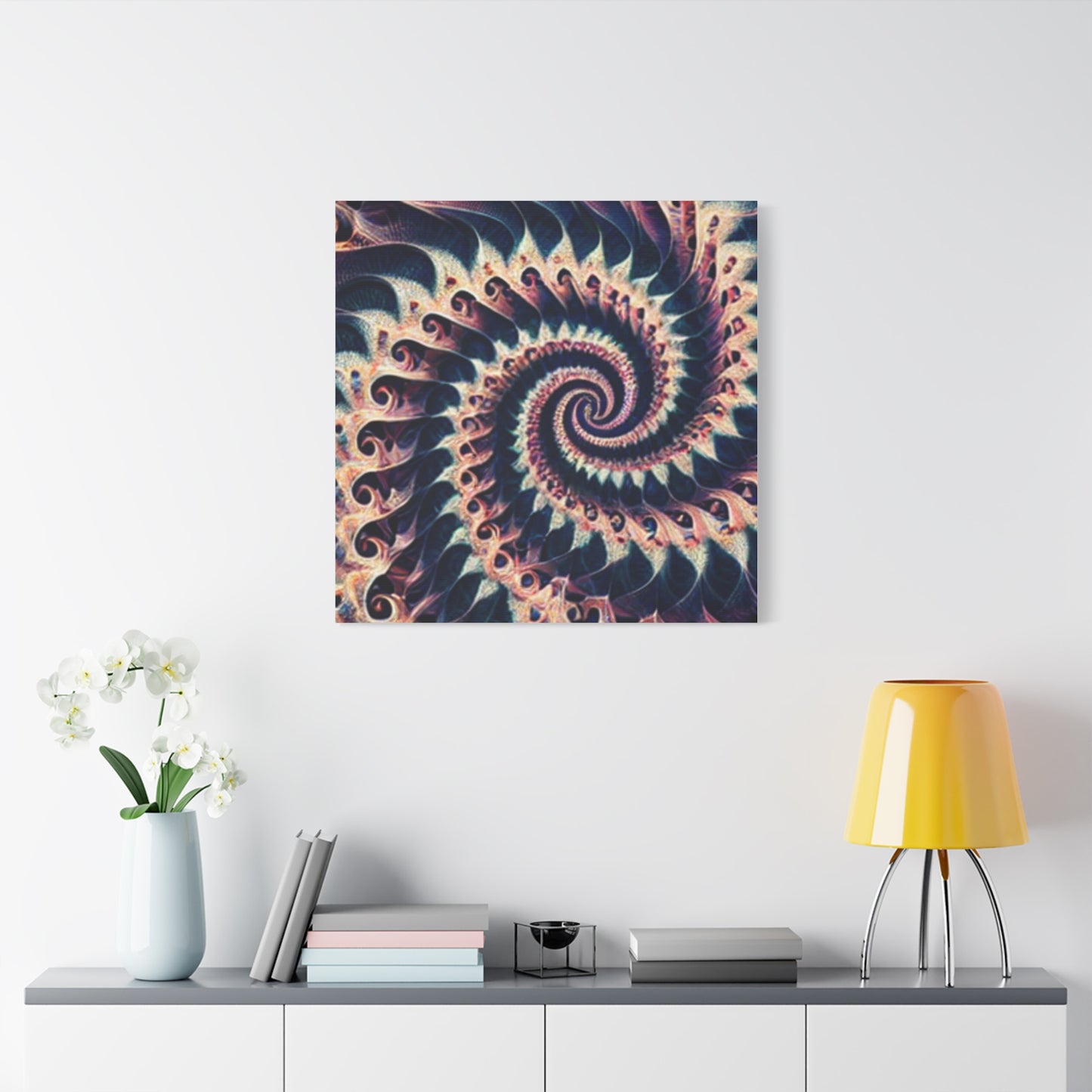 Abstract Spiral Art Canvas Print - Modern Home Decor for Art Lovers