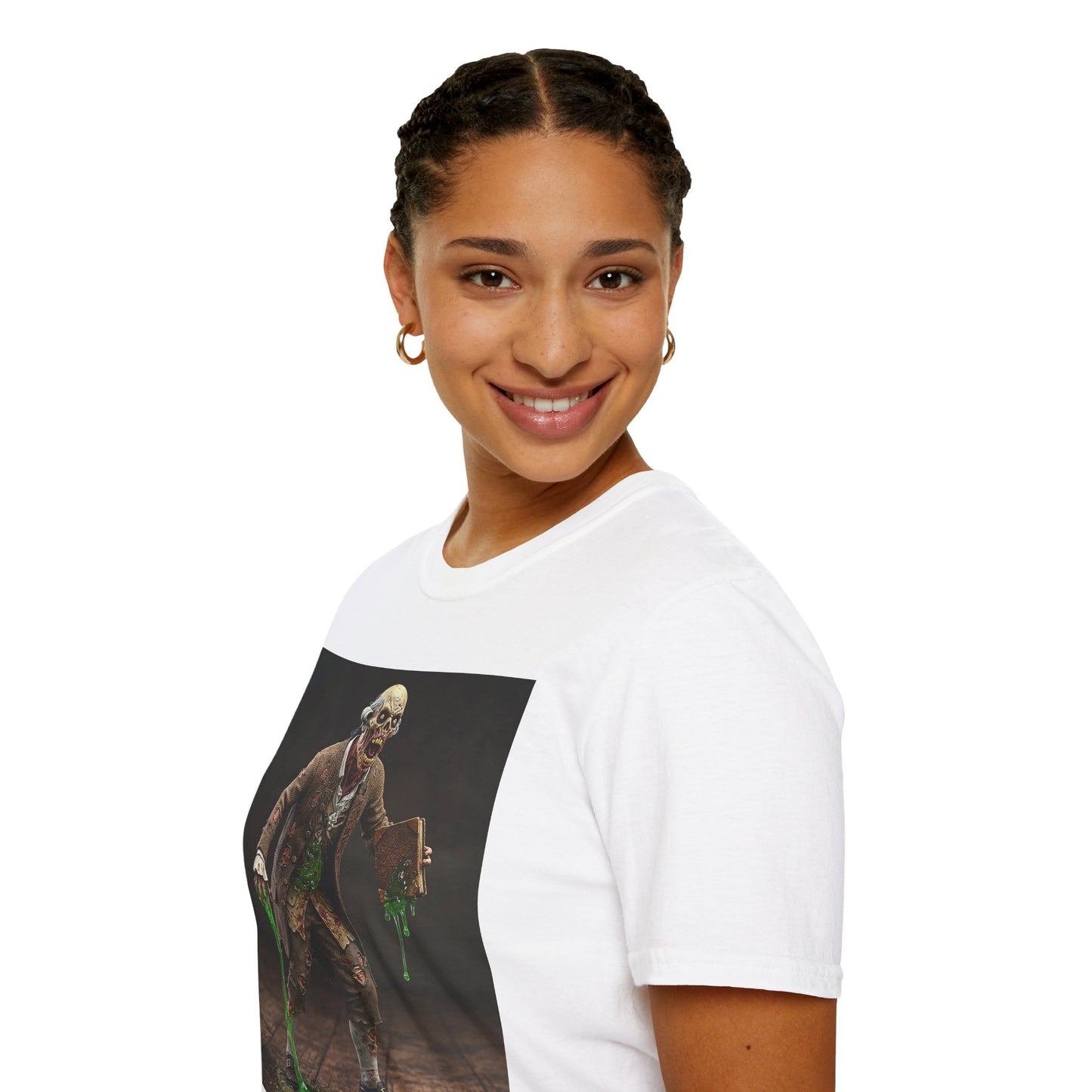 Zombie Science Unisex Softstyle T-Shirt - Spooky Halloween Apparel