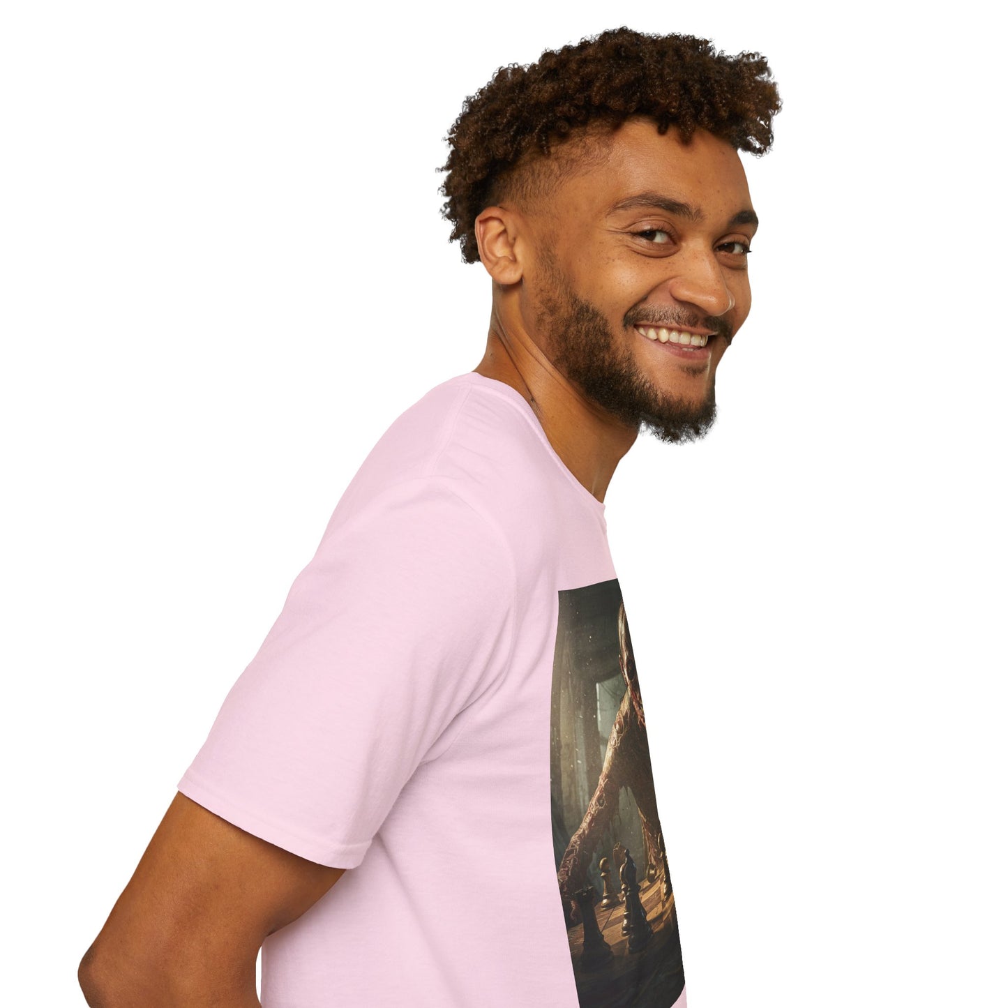 Vintage Chess Monster Unisex Softstyle T-Shirt - Perfect for Game Nights and Fantasy Fans